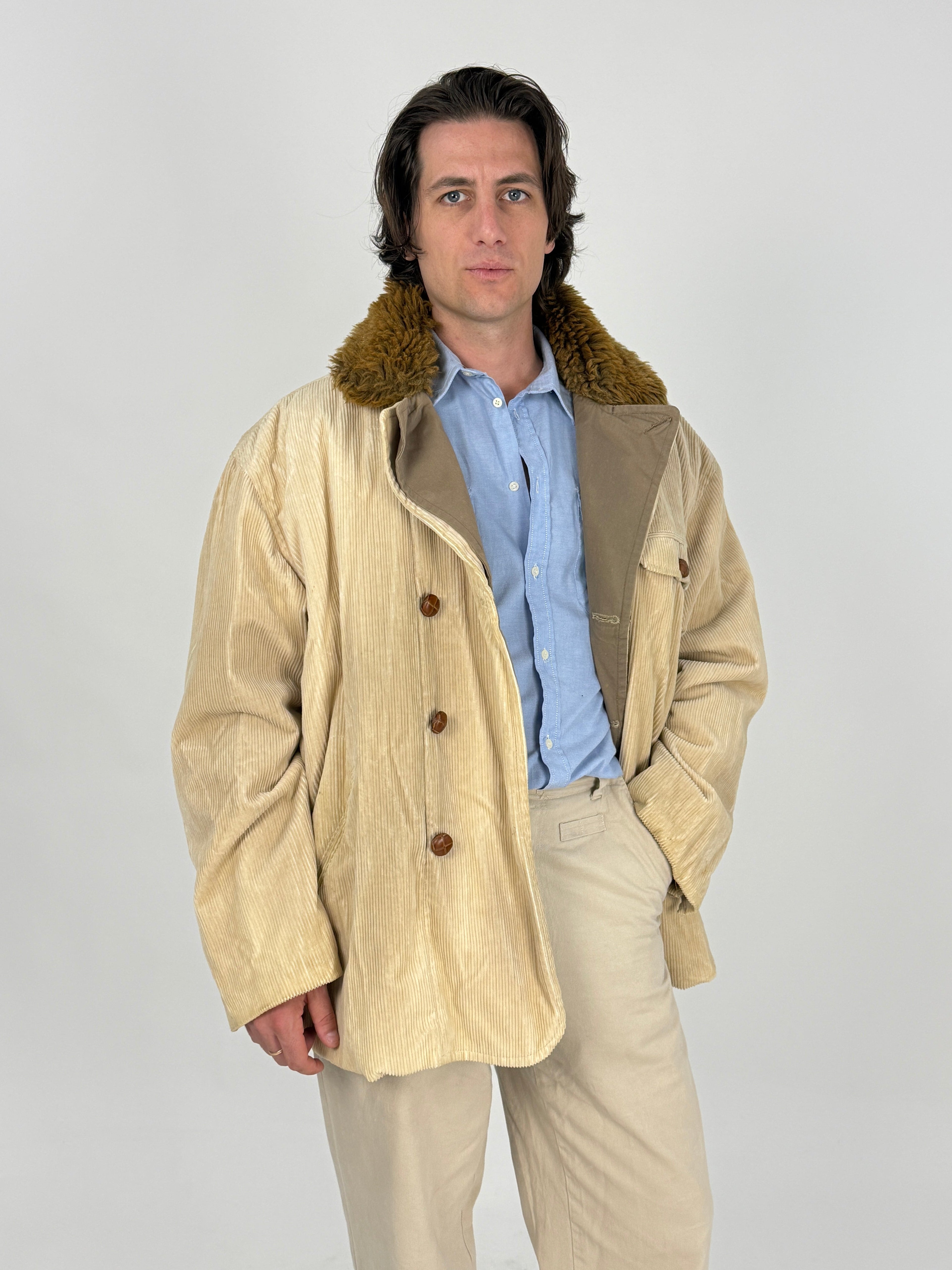 Cappotto Fiurucci Doppiopetto Anni '70 /'80 - Taglia XL