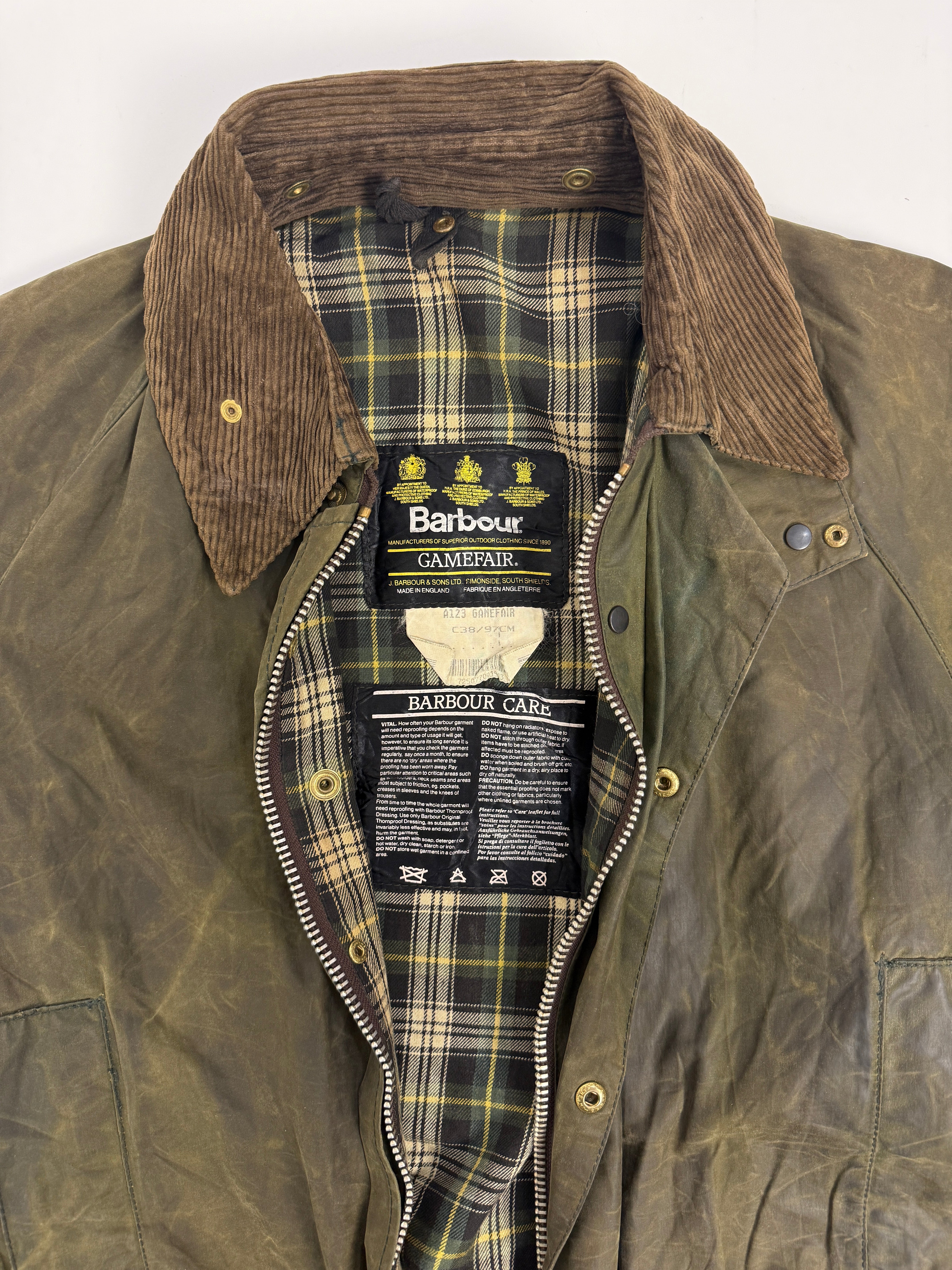 Giacca Barbour Gamefair anni ’90