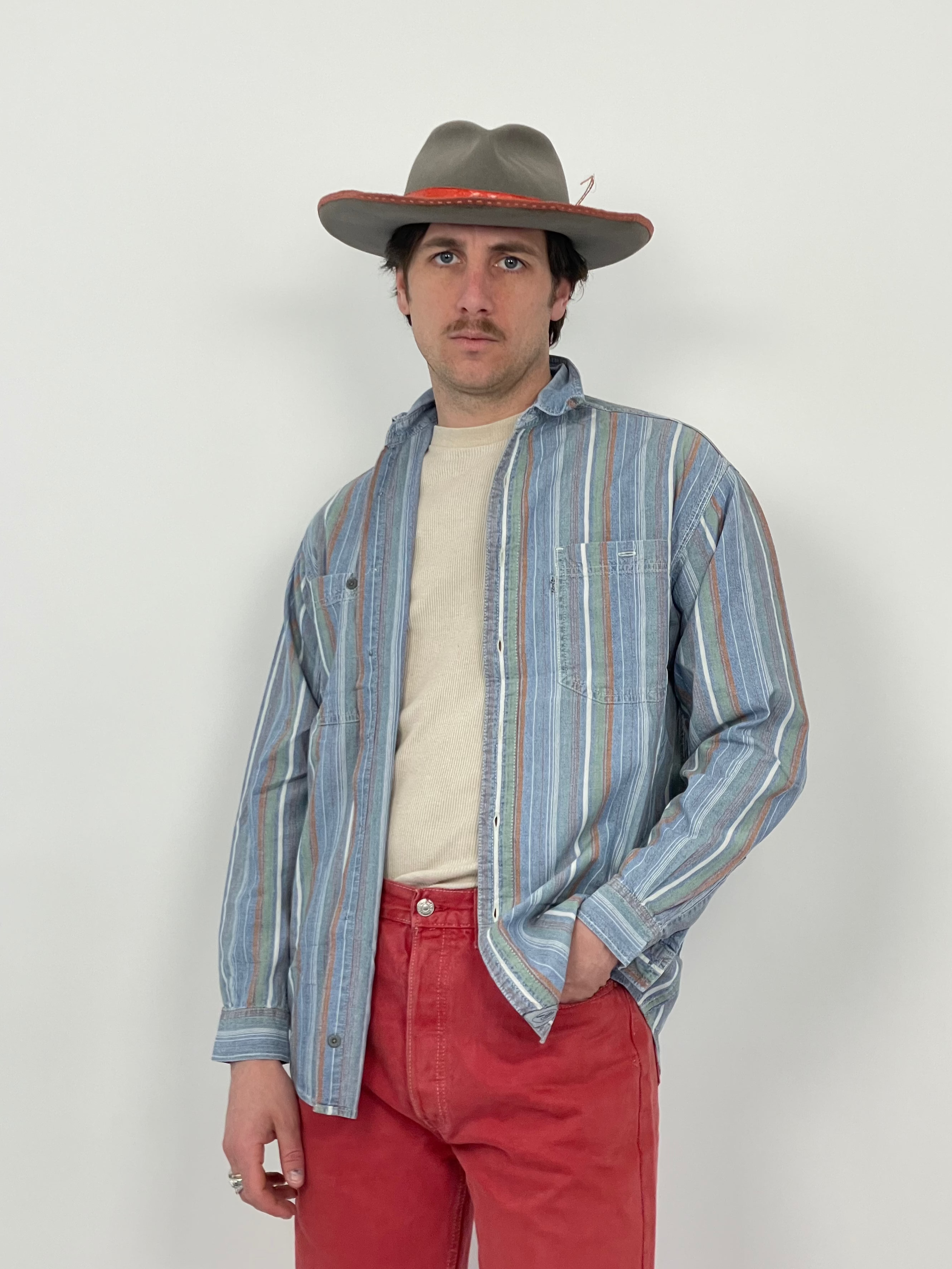 camicia-levis-cotone-a-righe-uomo