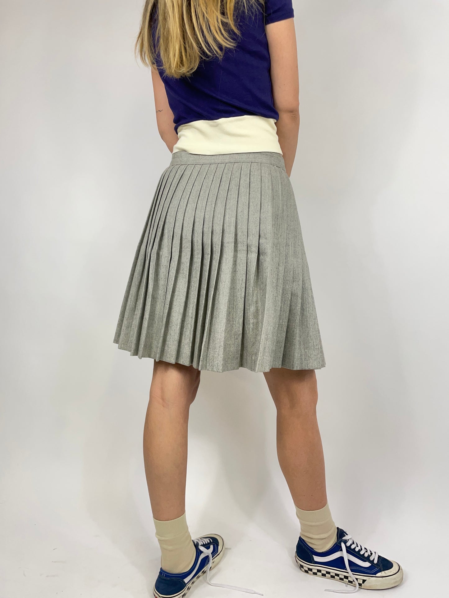 Sisley pleated skirt