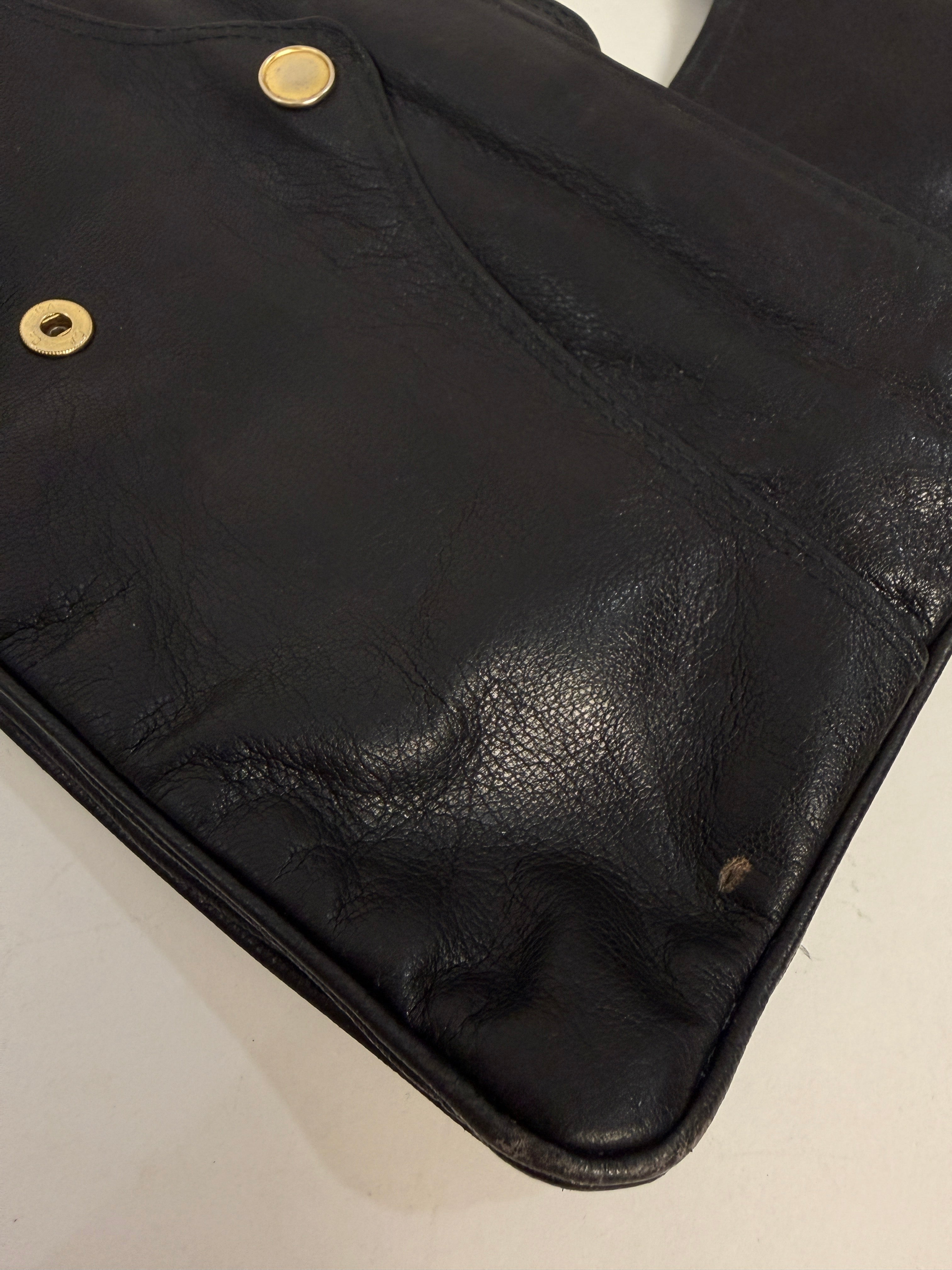 Clutch in vera pelle vintage