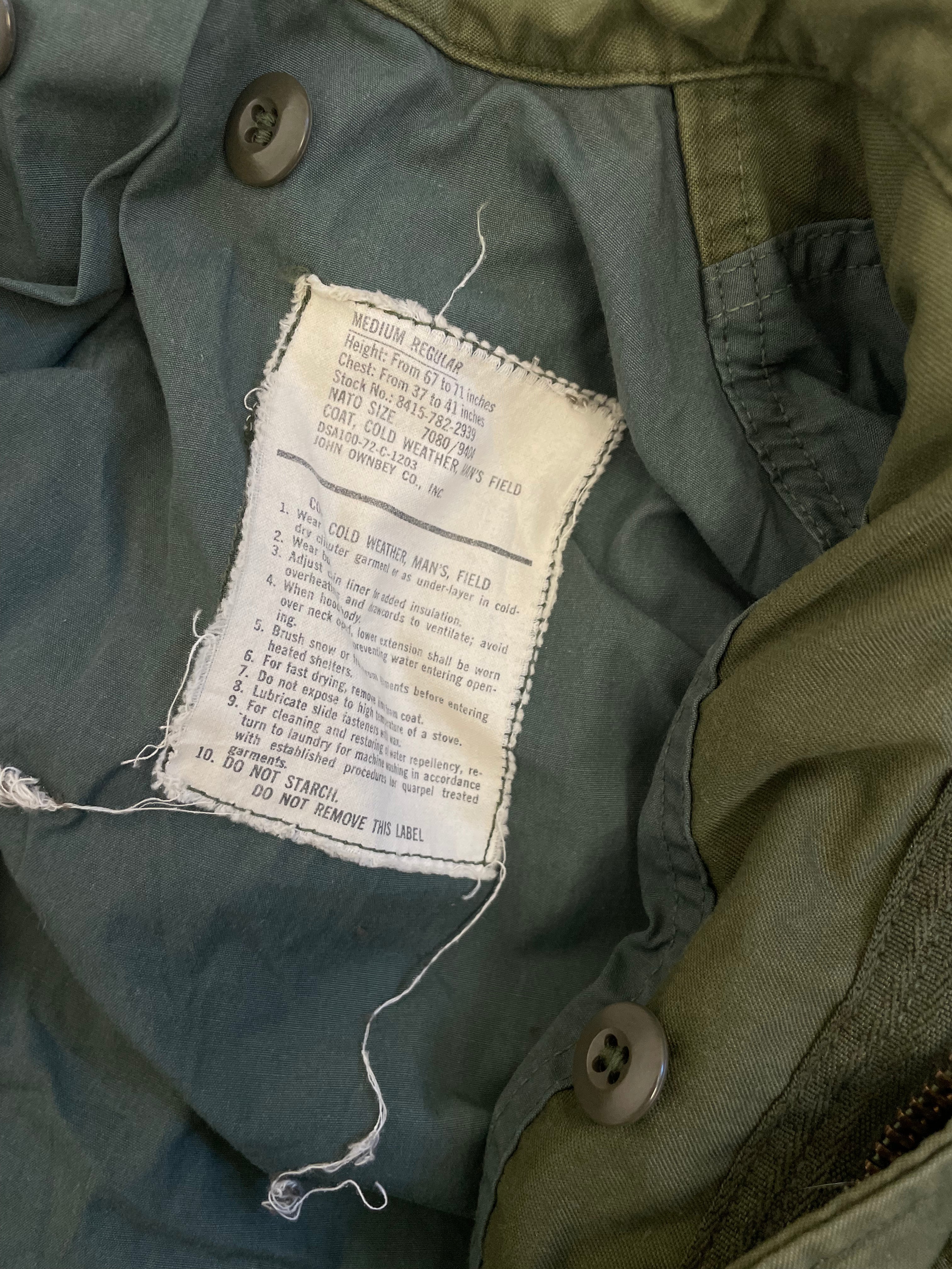 Field Jacket M-65 Us. Army