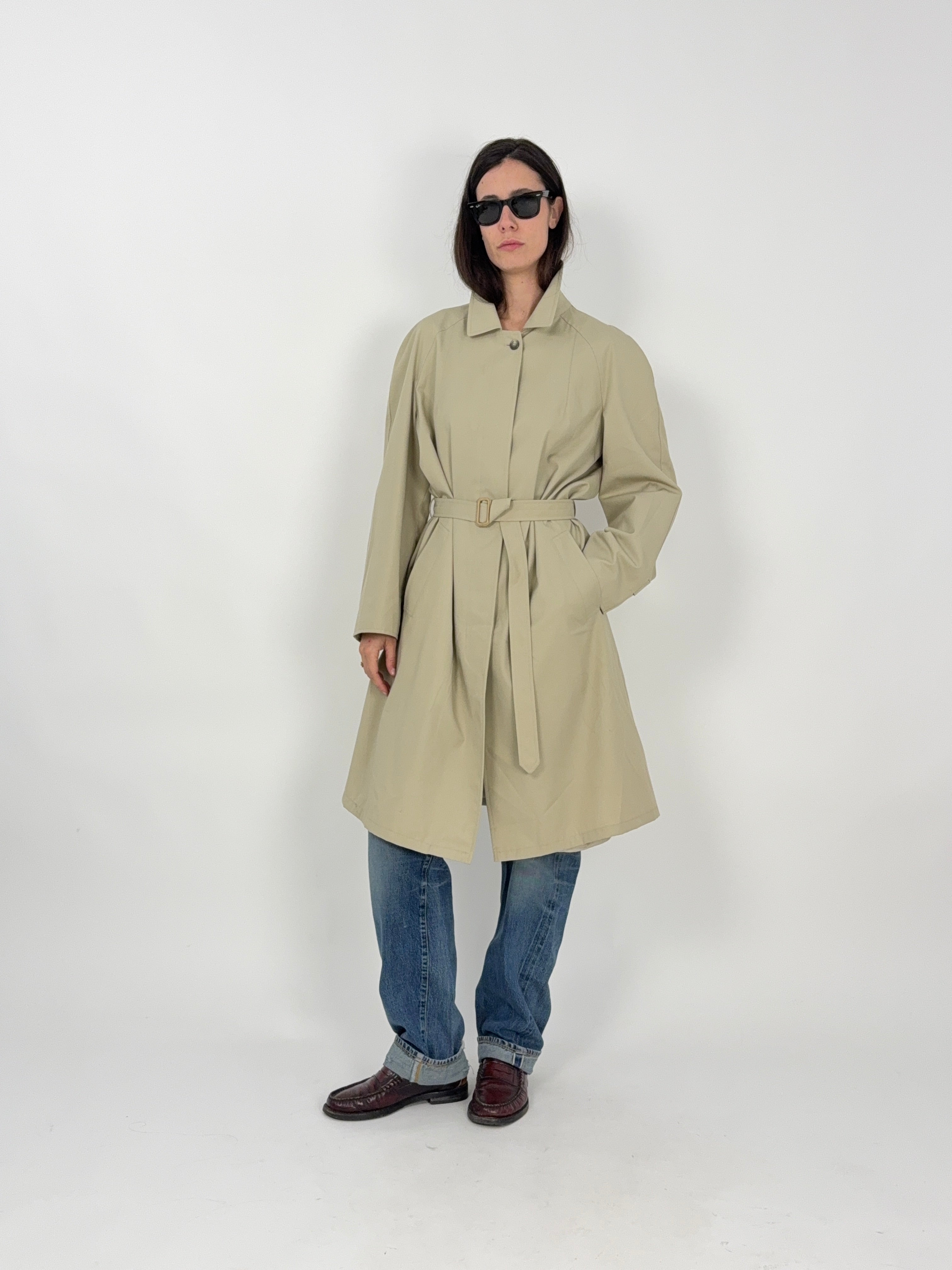Trench Vintage Beige da Donna