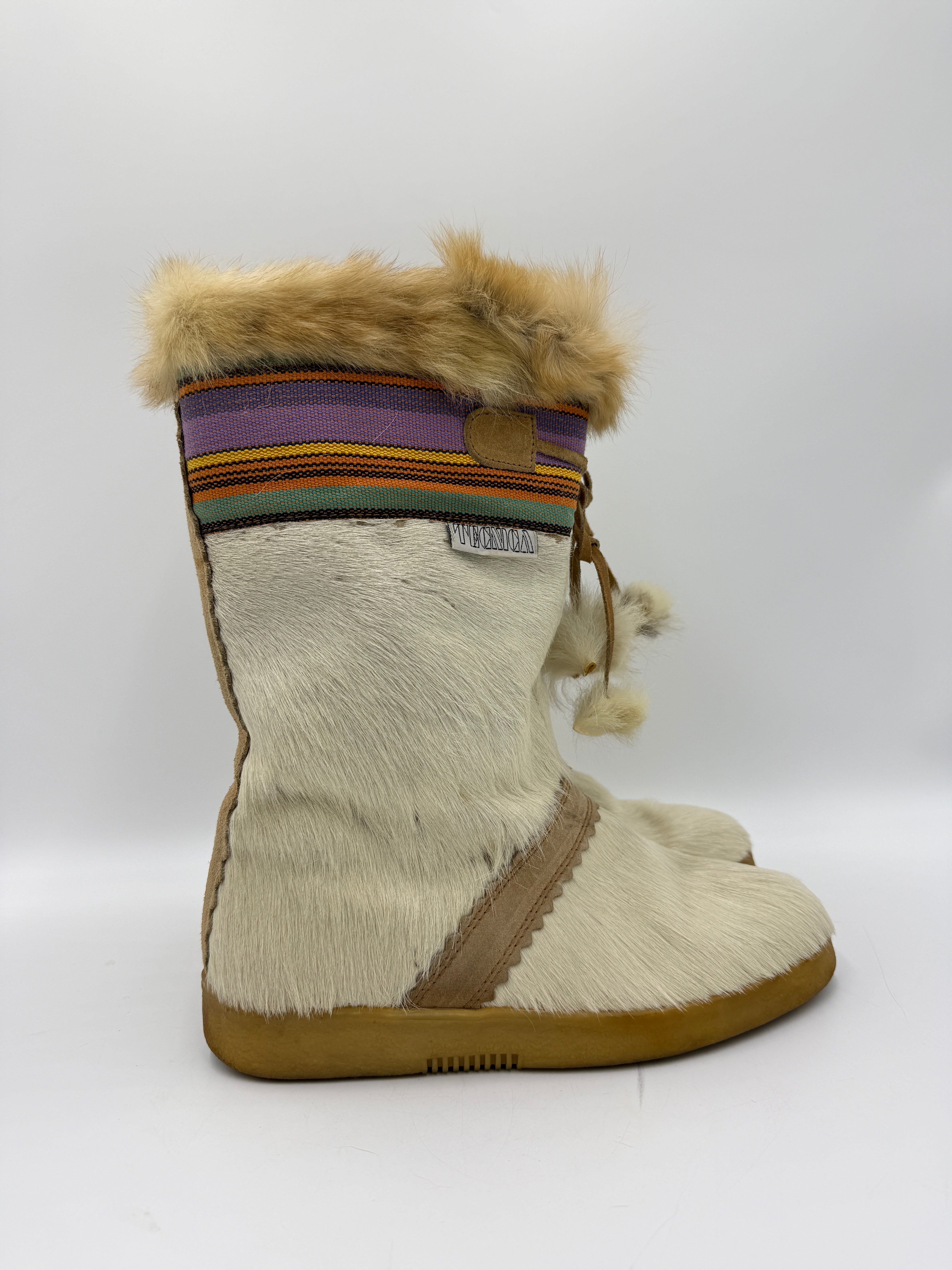 Stivali TECNICA in pelliccia anni '70 - Numero 39