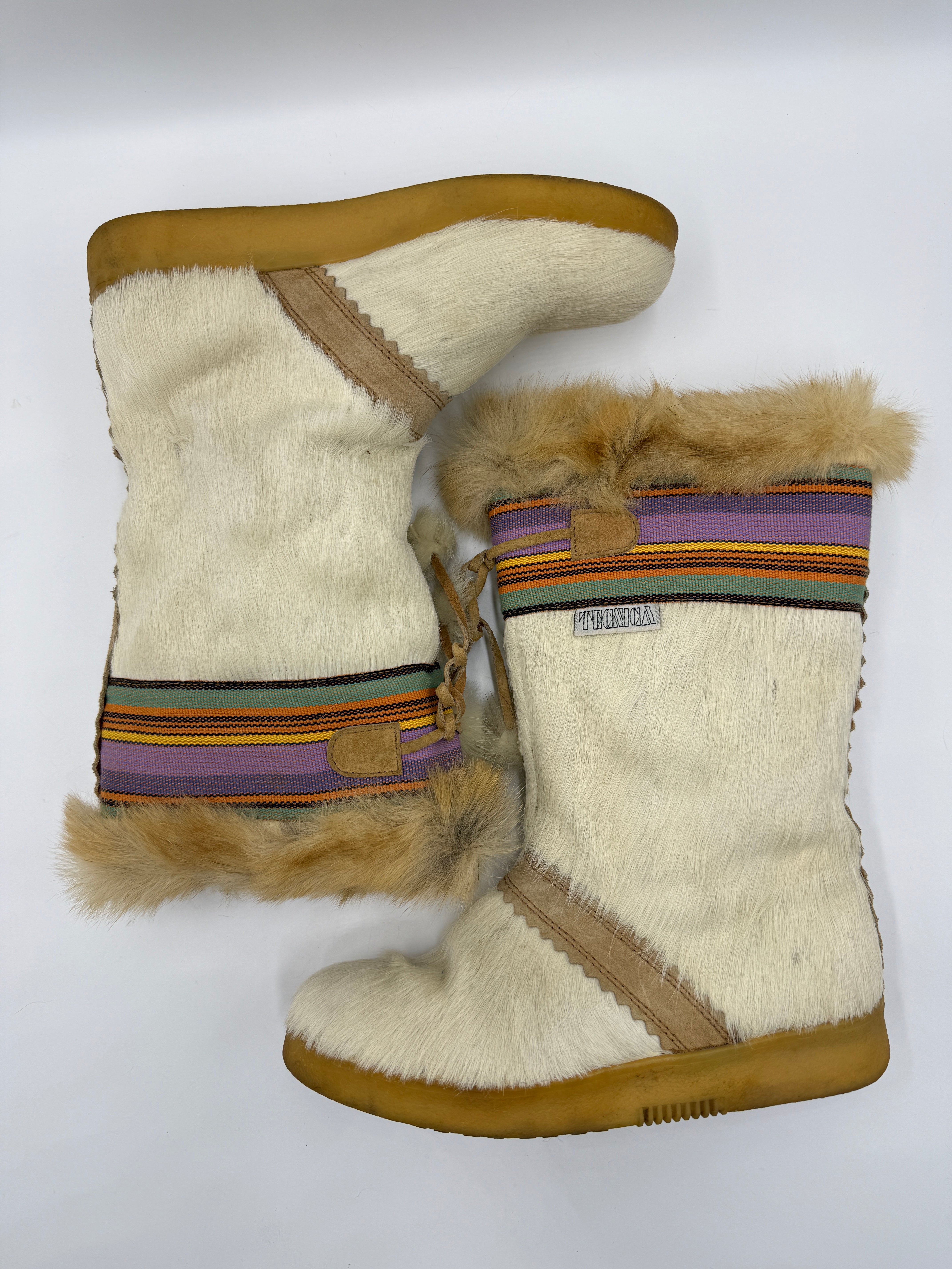 Stivali TECNICA in pelliccia anni '70 - Numero 39