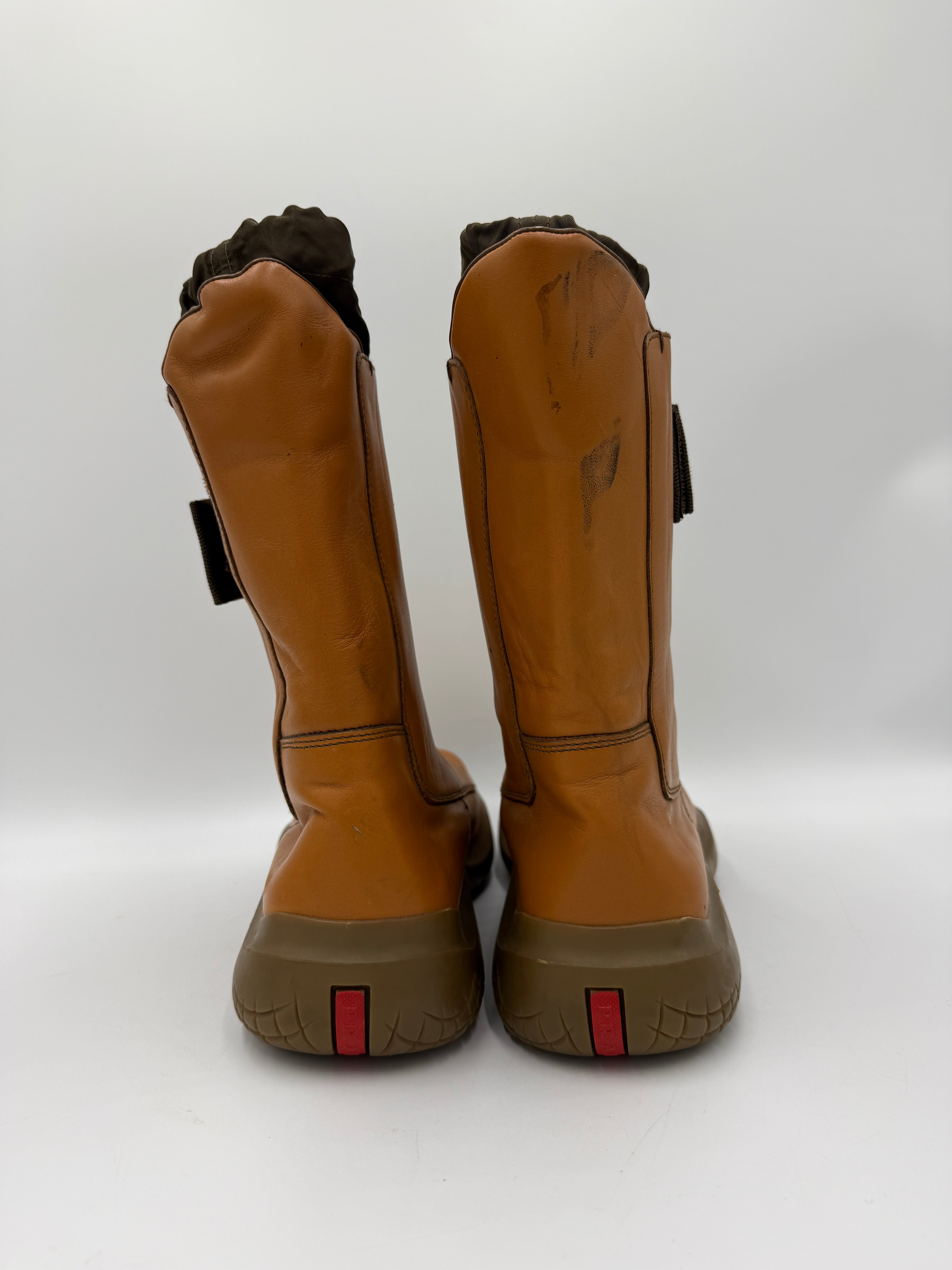 Prada archive FW 1999 - boots con suola vibram Numero 9 (IT43)