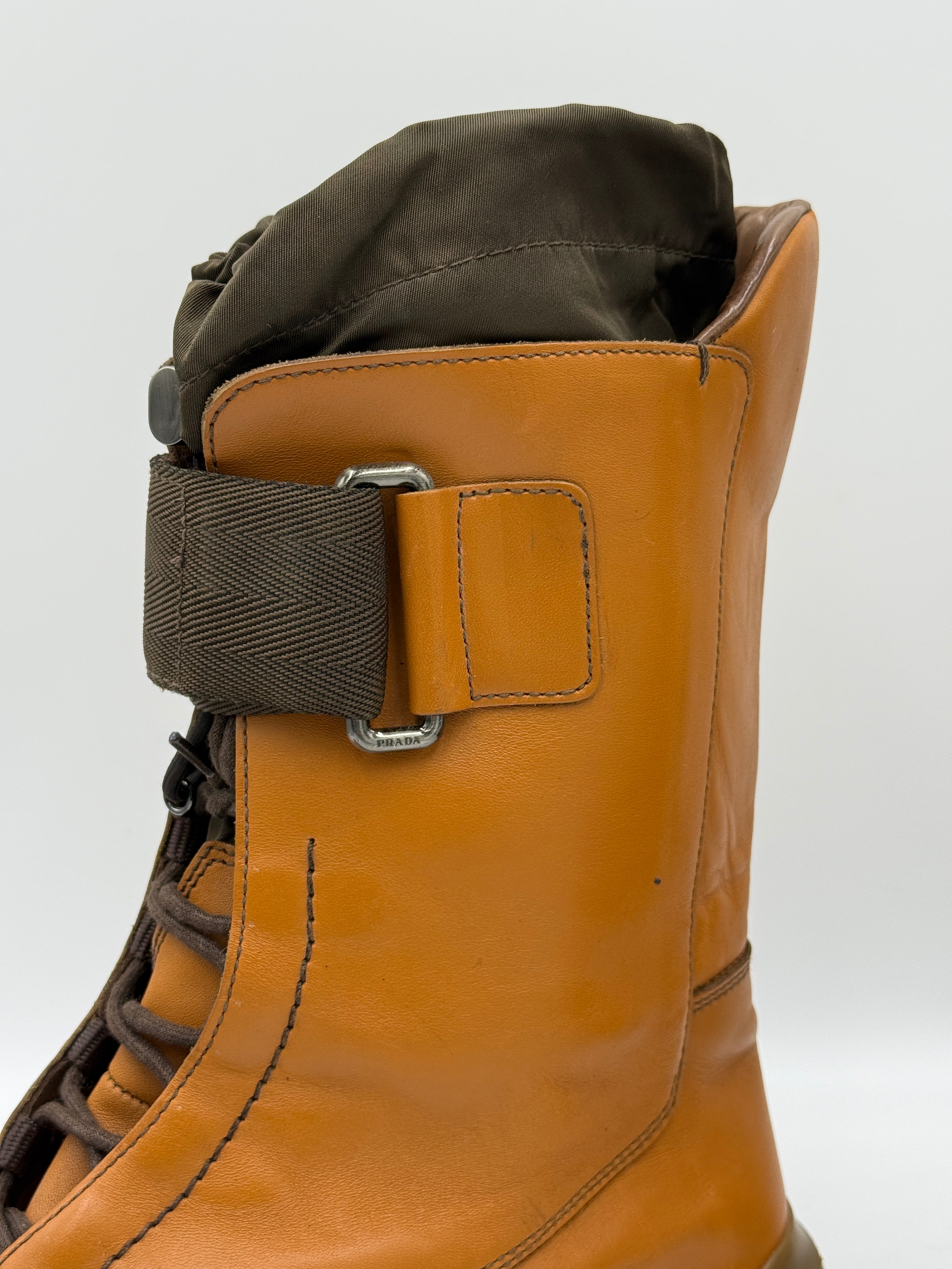 Prada archive FW 1999 - boots con suola vibram Numero 9 (IT43)