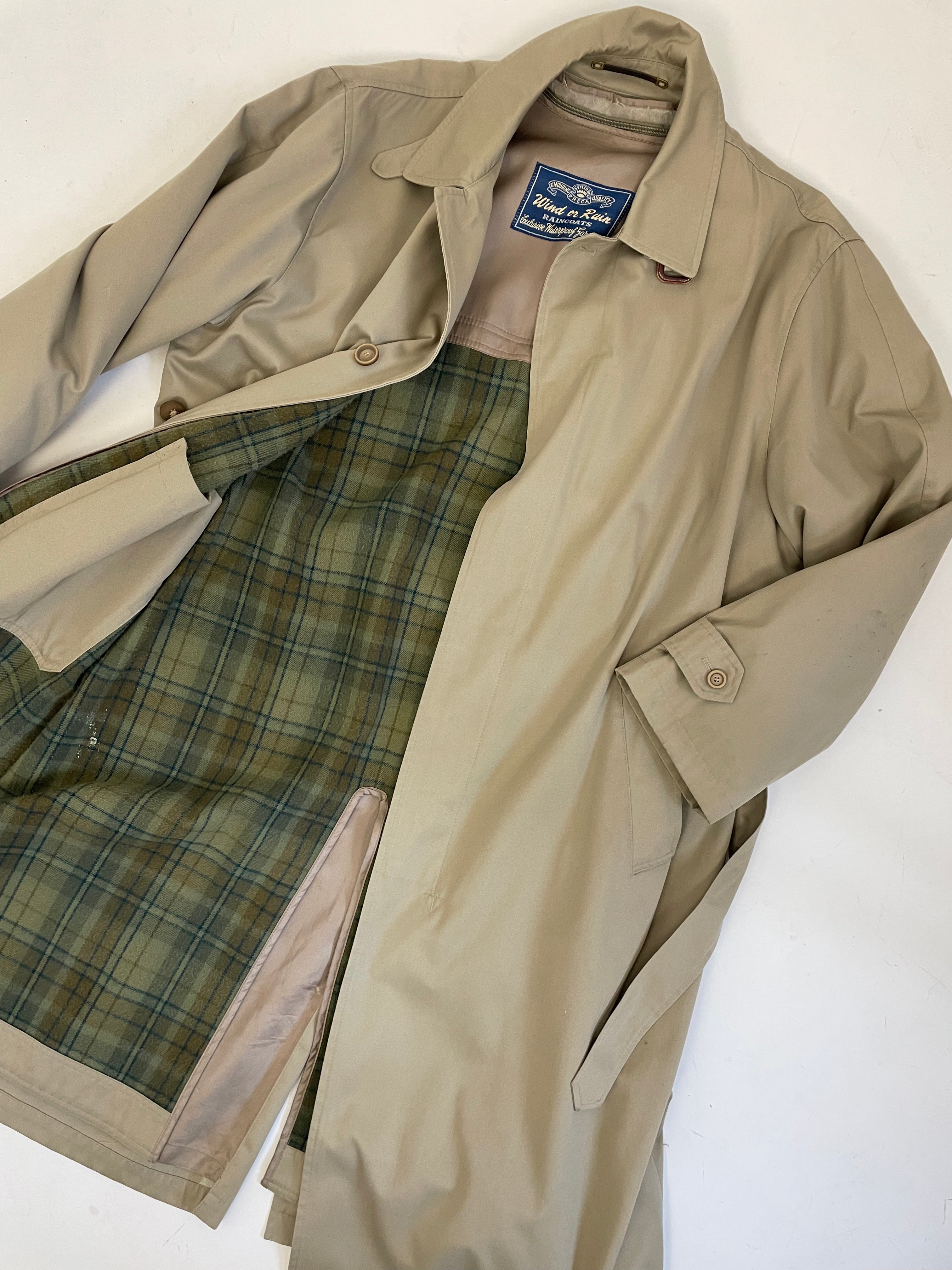 Trench vintage sfoderabile