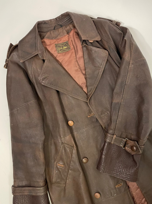 Long-leather-jacket-anni-60-marrone