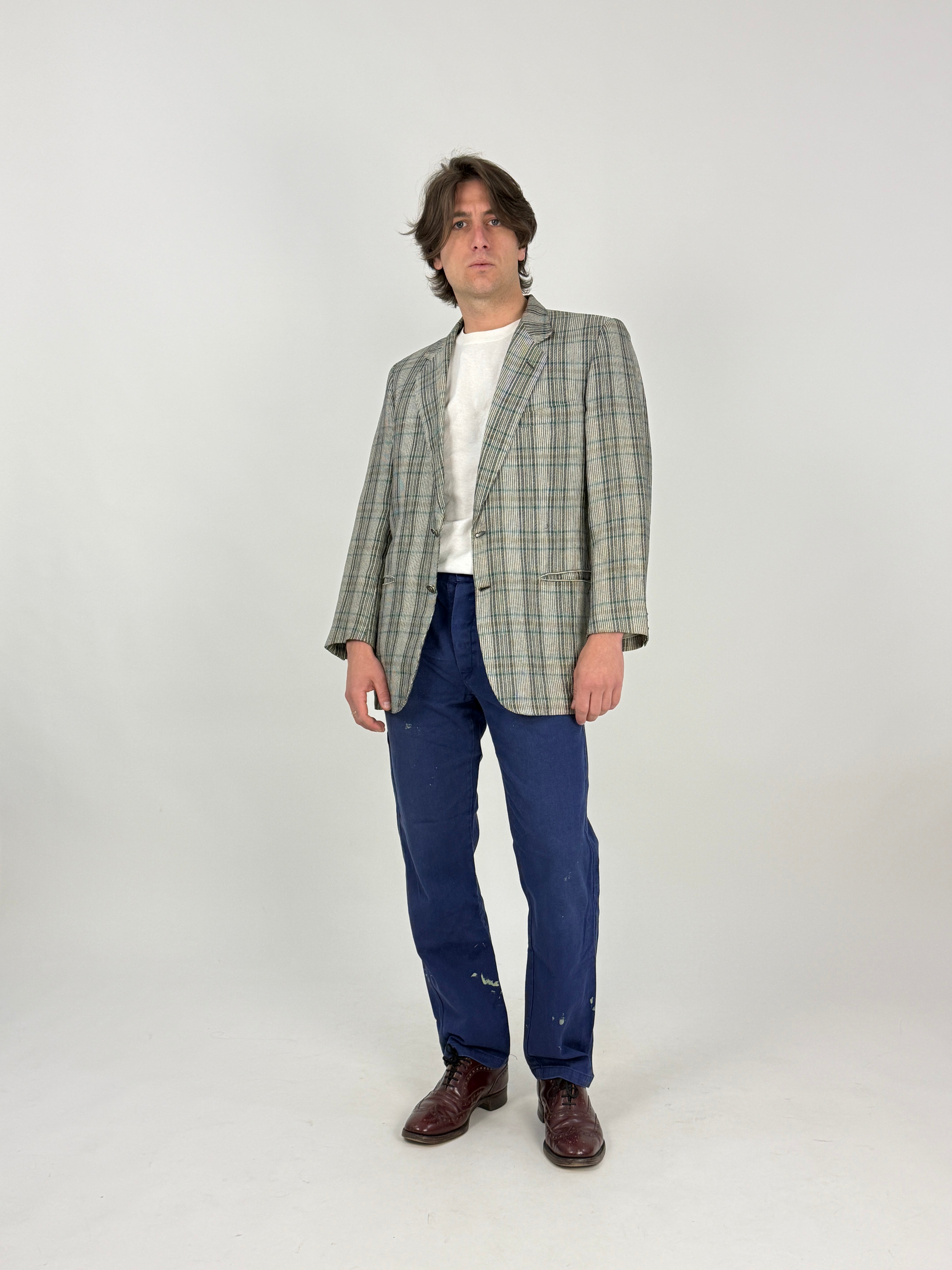 Giacca vintage Pierre Cardin in puro lino