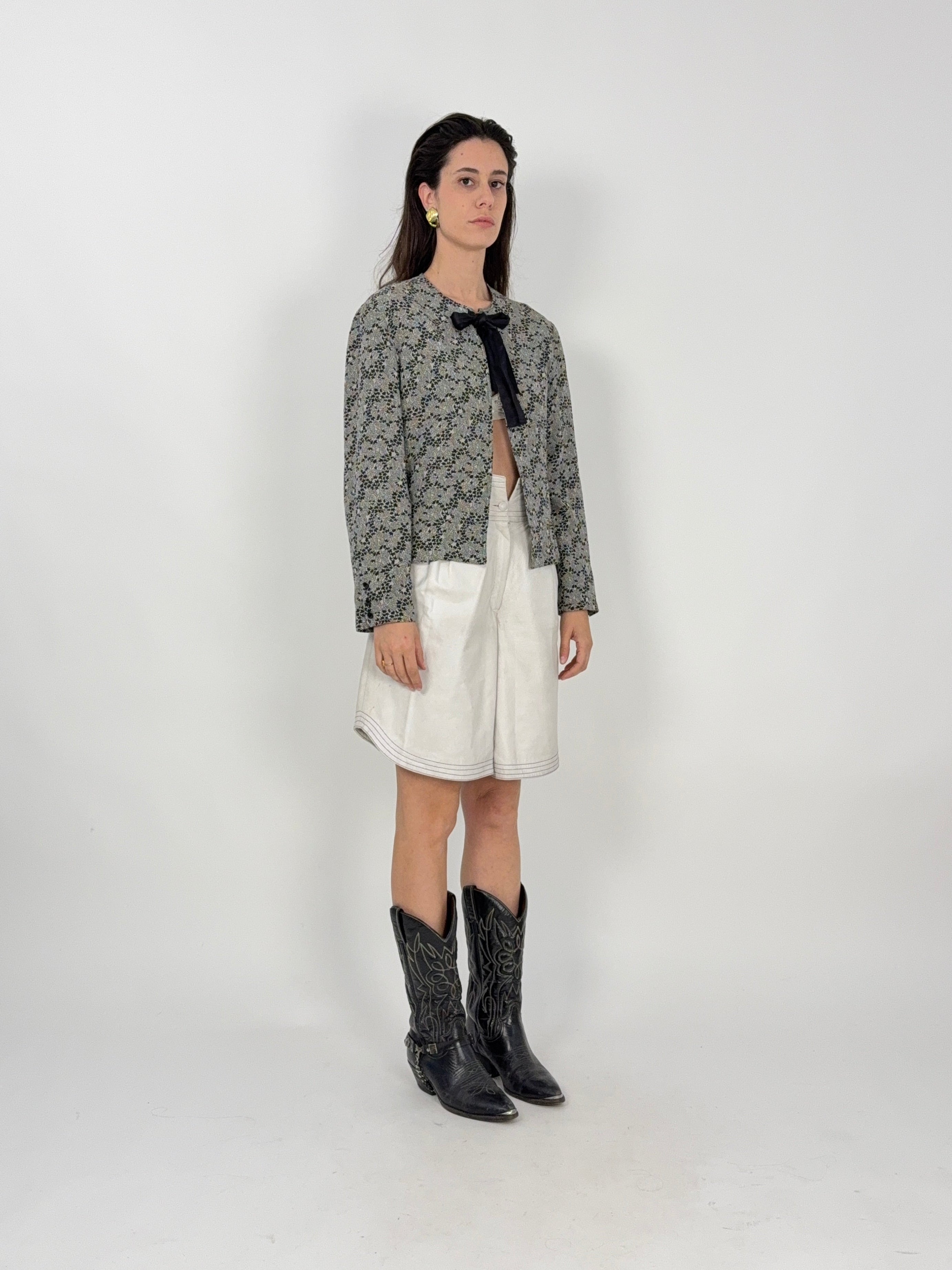 Blusa Valentino Miss V Anni '80 con fiocco