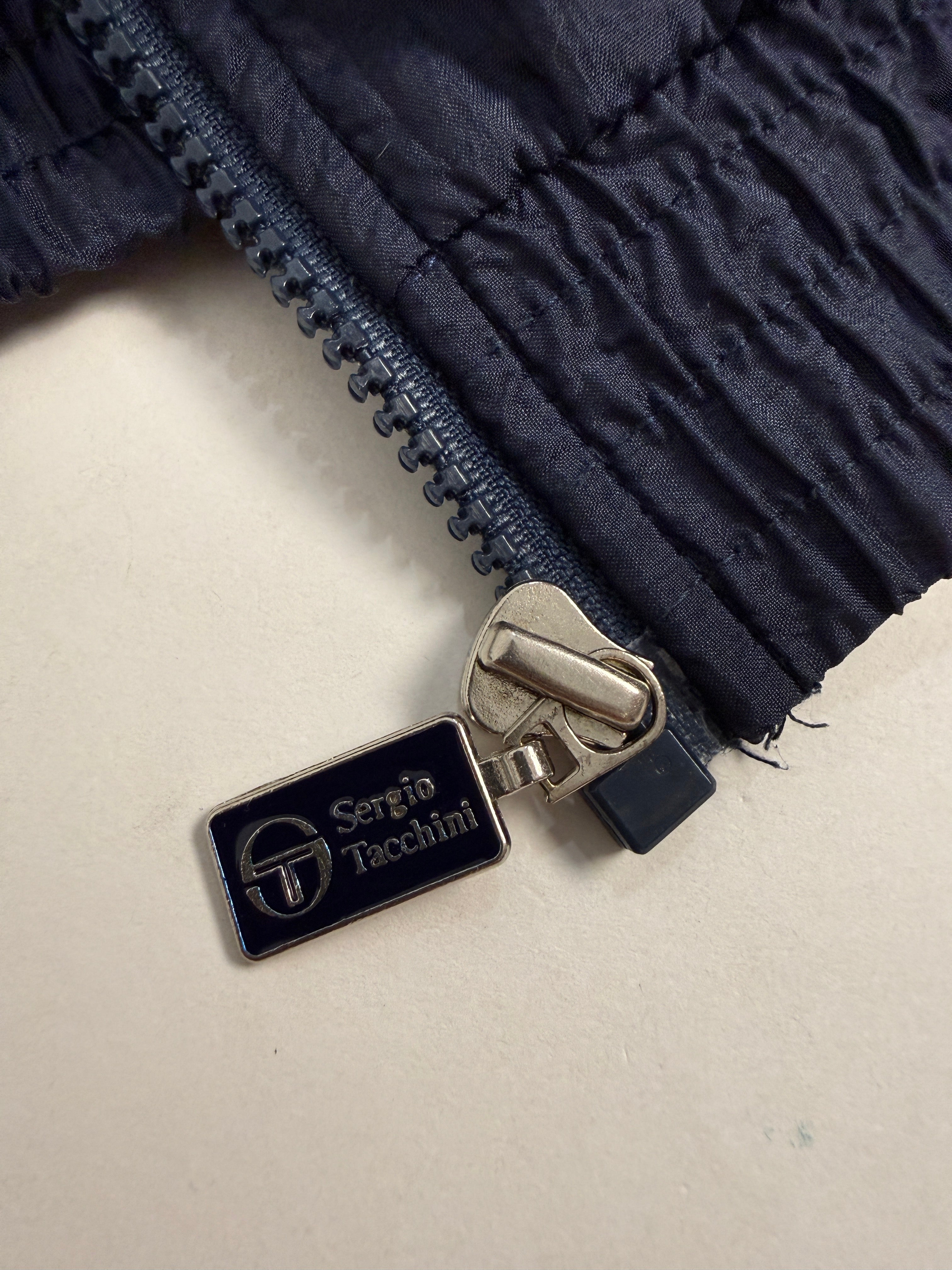 Tuta Sergio Tacchini Vintage Anni '80 Verde/Blu Navy — Taglia L
