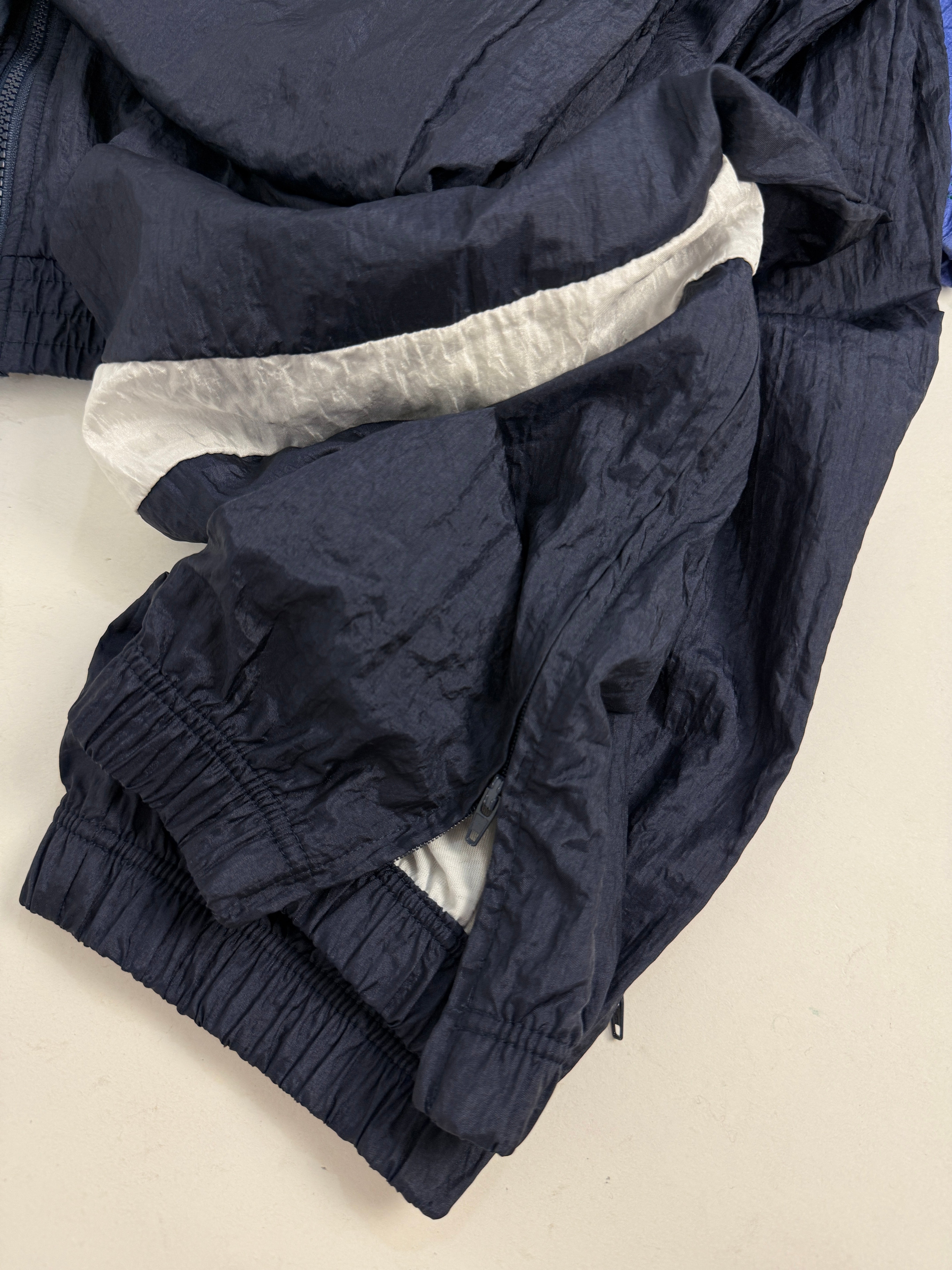 Tuta Sergio Tacchini Vintage Anni '80 Verde/Blu Navy — Taglia L