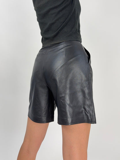 Bermuda in vera pelle vintage