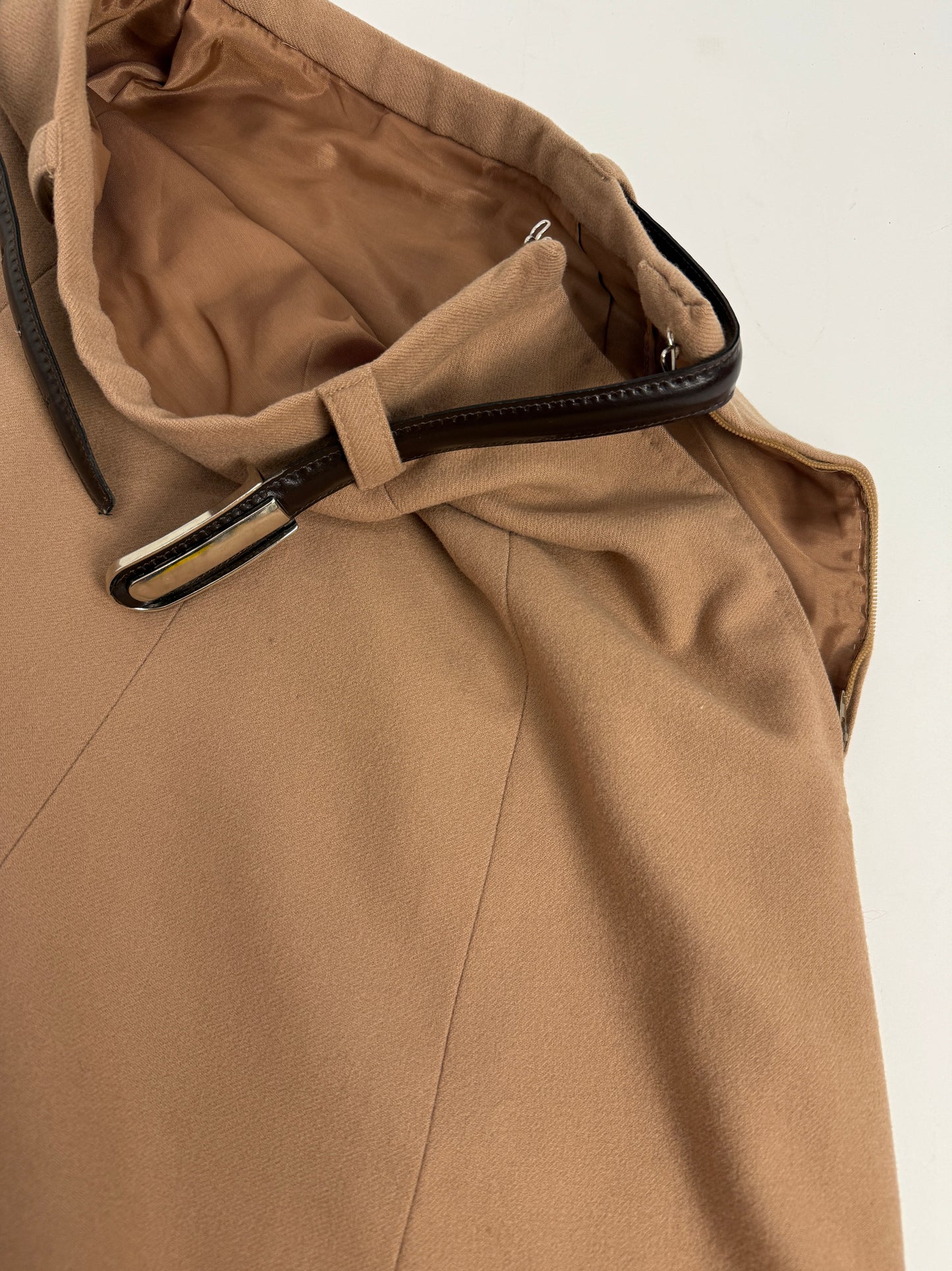 Gonna midi anni ’70 in pura lana