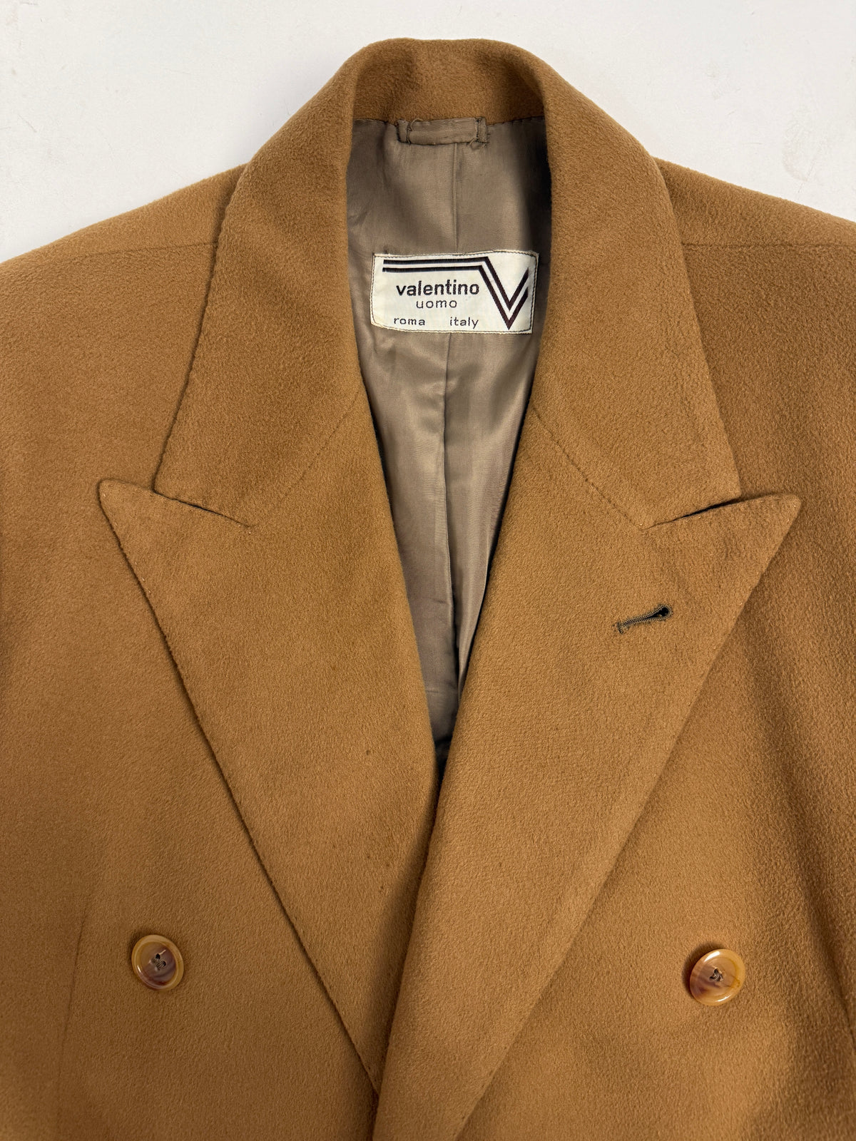 Cappotto Valentino in Cashmere Anni '70-'80 - Taglia 46/L