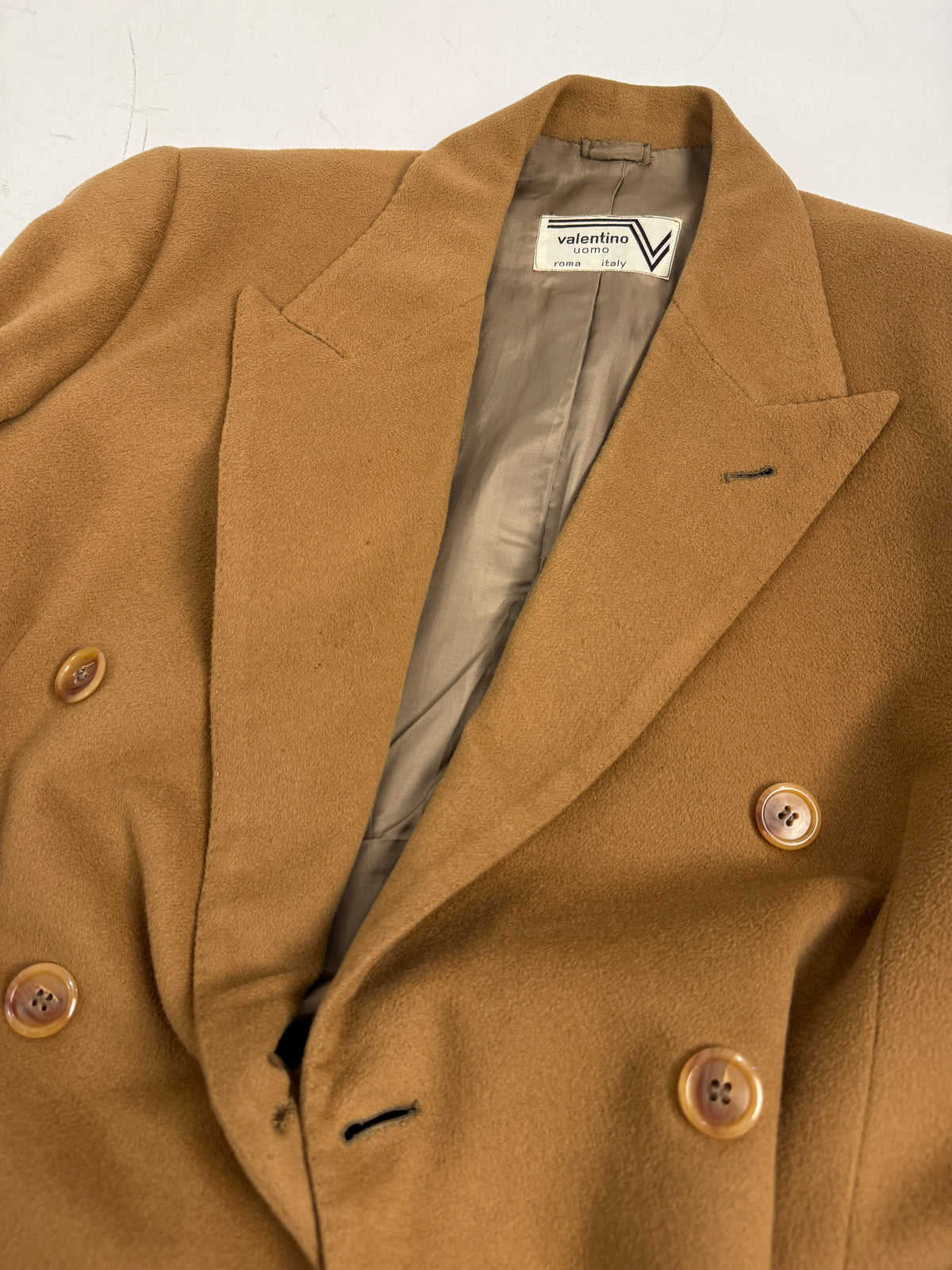 Cappotto Valentino in Cashmere Anni '70-'80 - Taglia 46/L