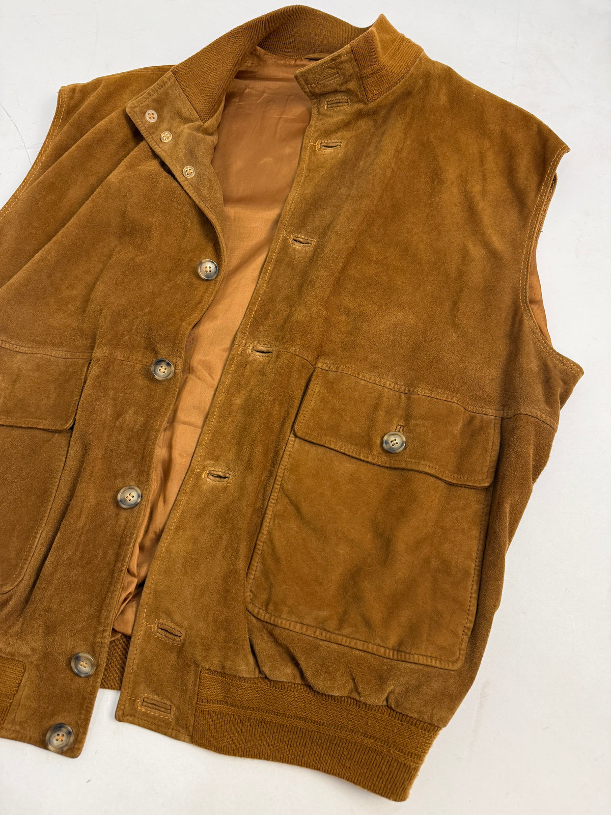 Gilet in Camoscio Vintage - Taglia L