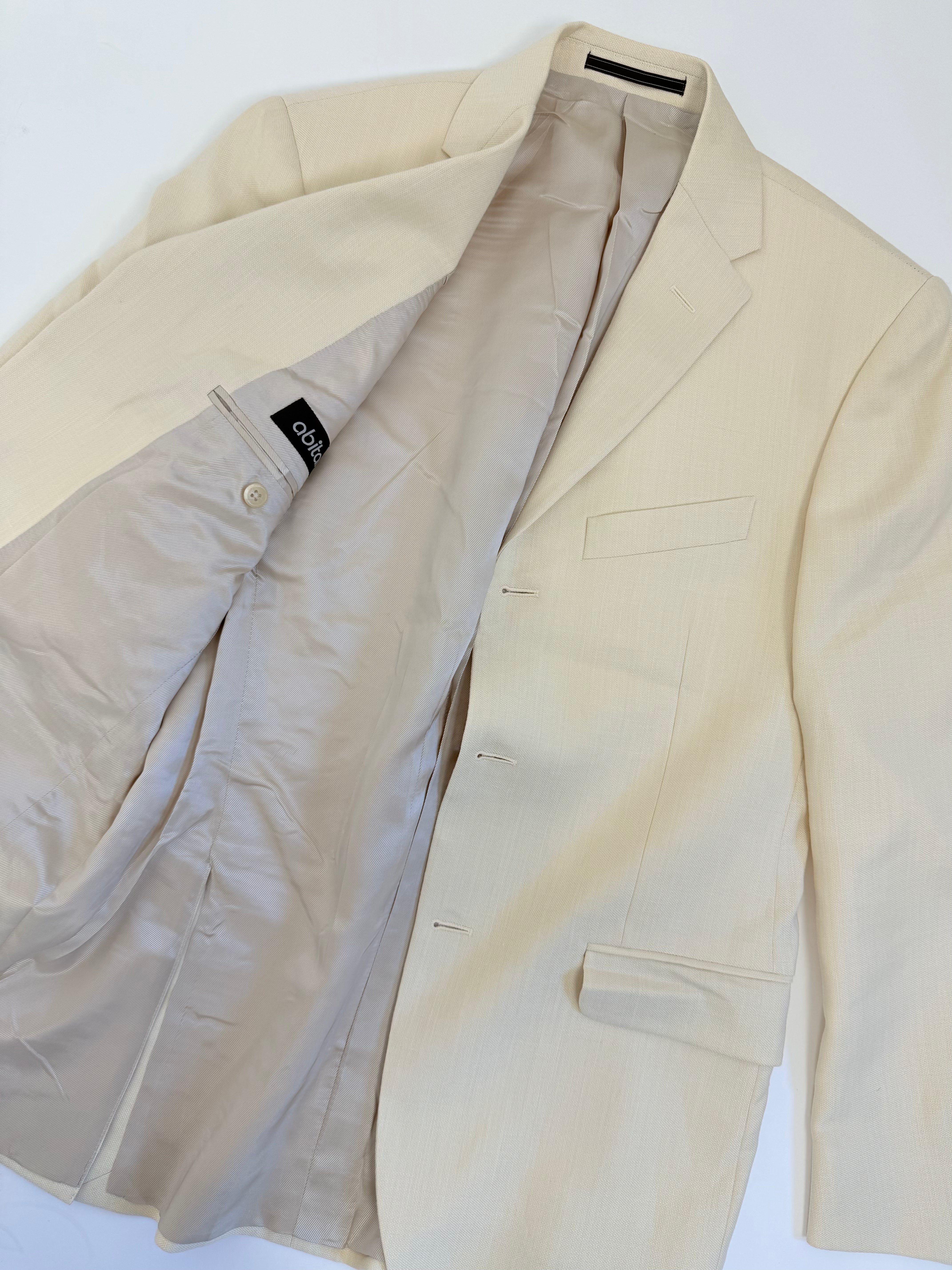 Giacca sartoriale in misto lino