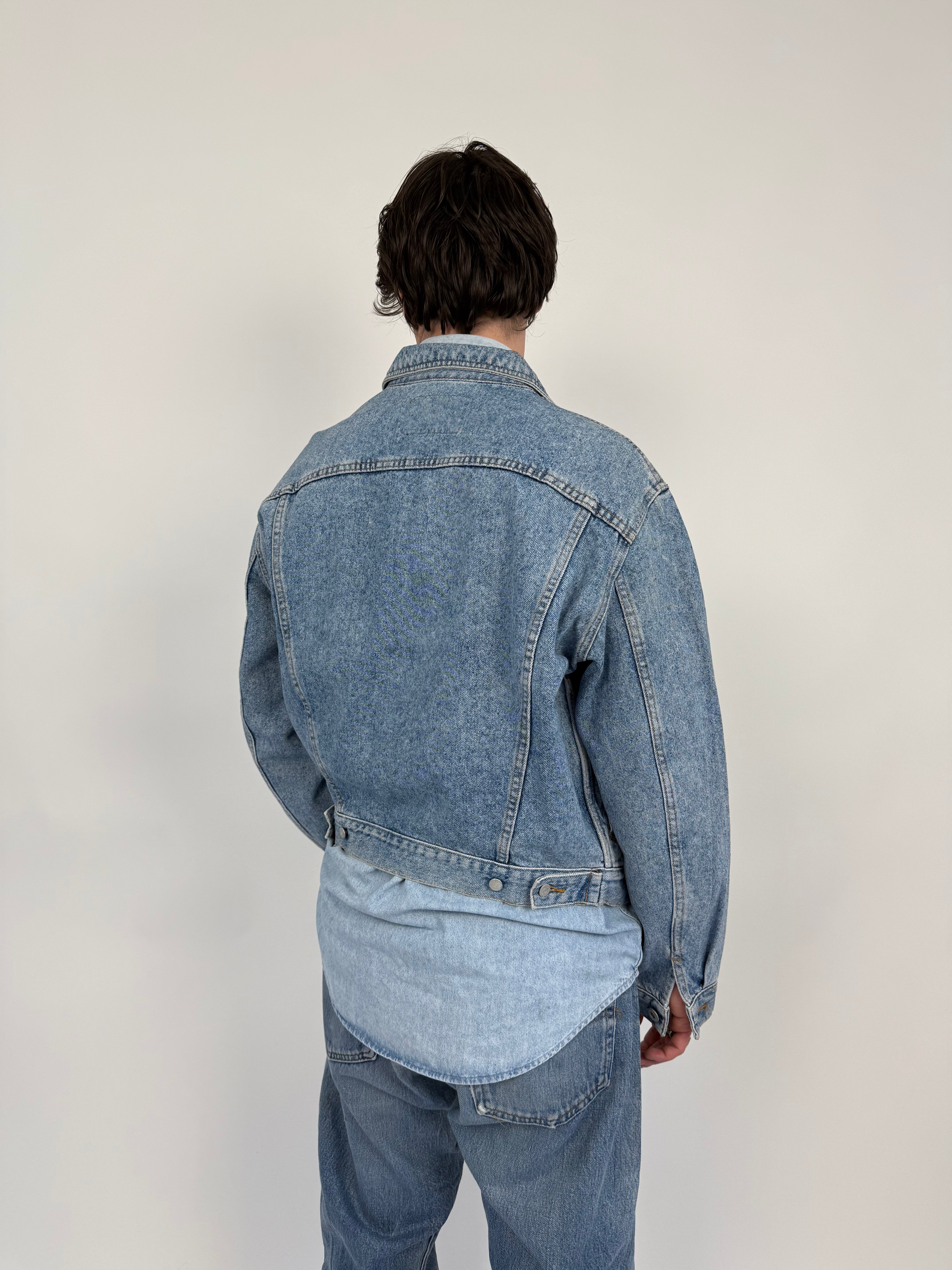 Schott U.S.A. denim trucker jacket