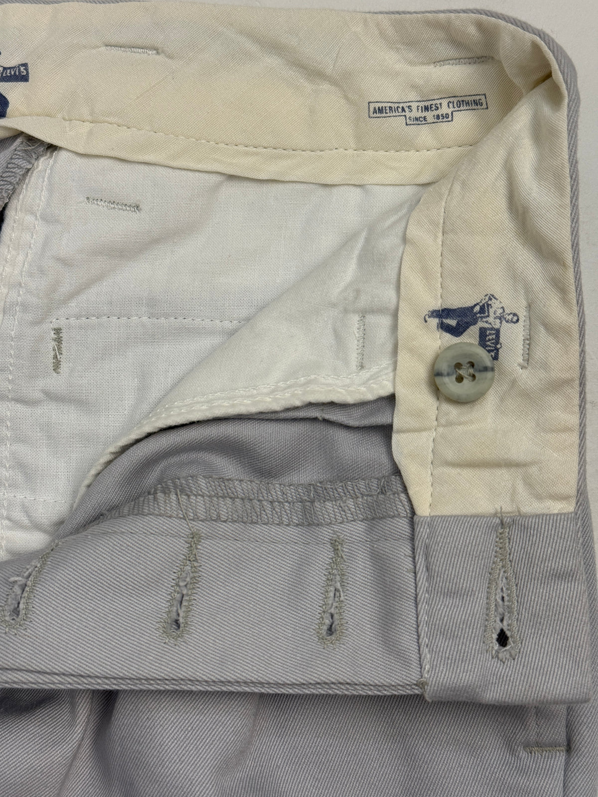 Pantaloni Chino Levi's Vintage Original Slack con Pinces - Taglia 42