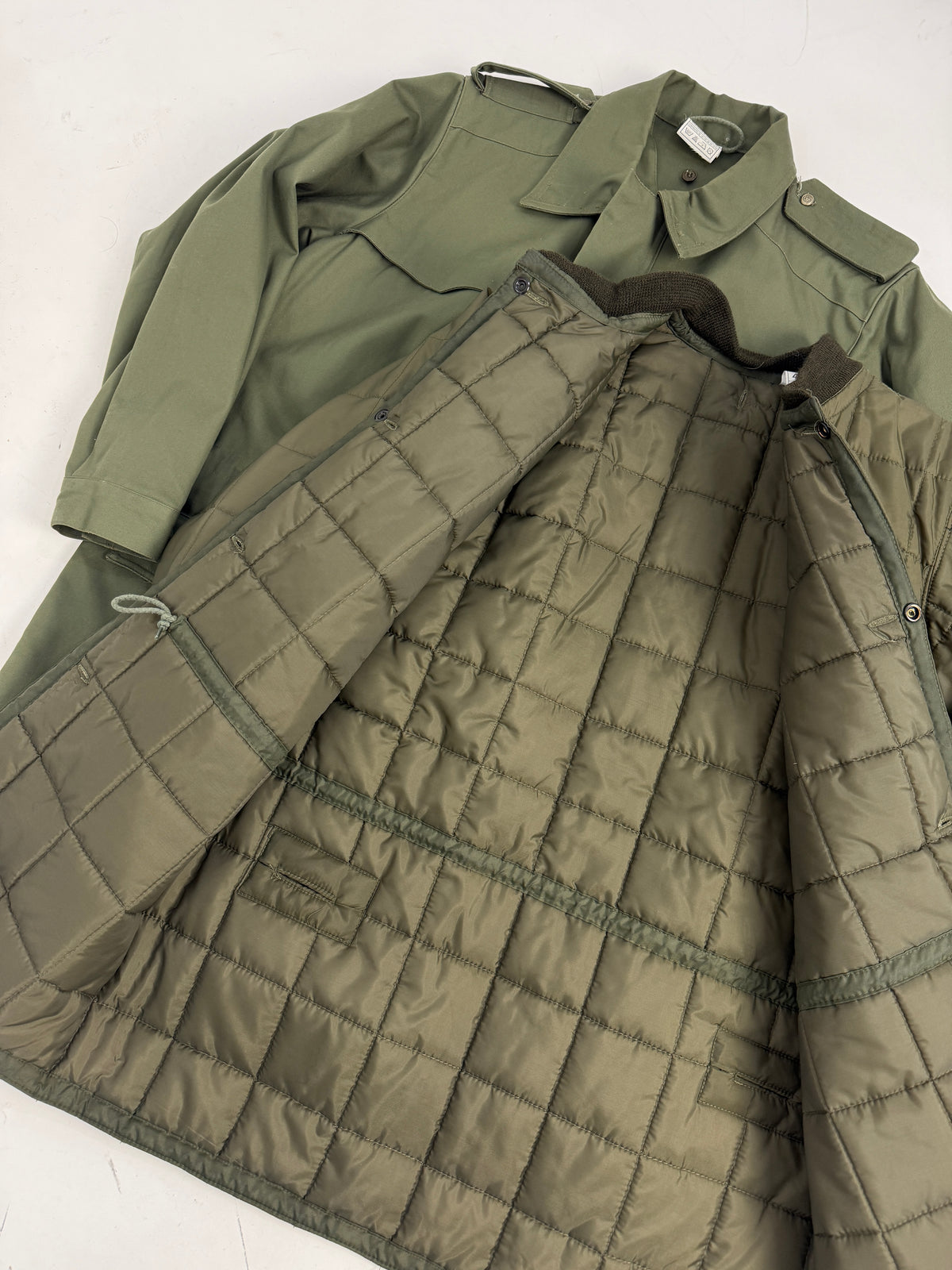 Parka Militare Esercito Italiano Anni '90 Verde Oliva con Imbottitura Staccabile - Taglia M