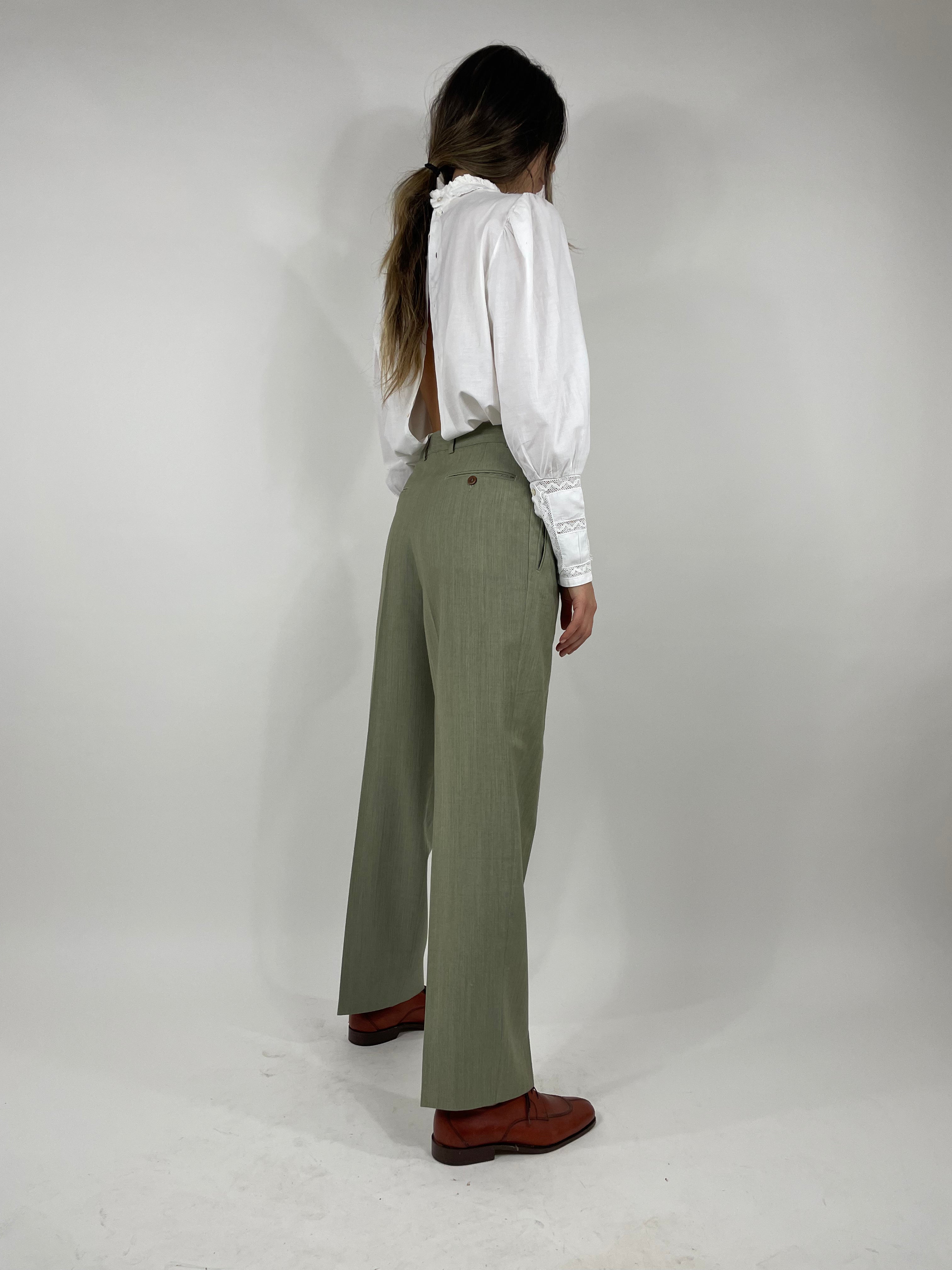 Pantaloni sartoriali in lana