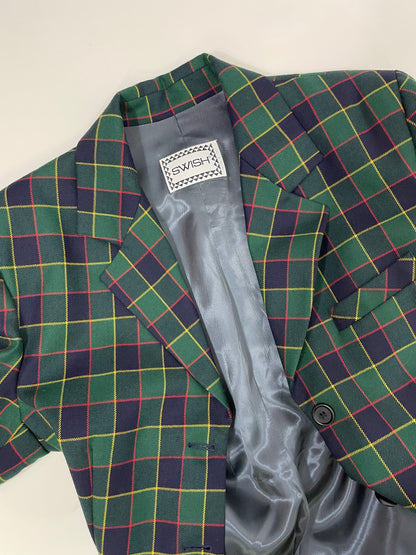 Giacca tartan 1980