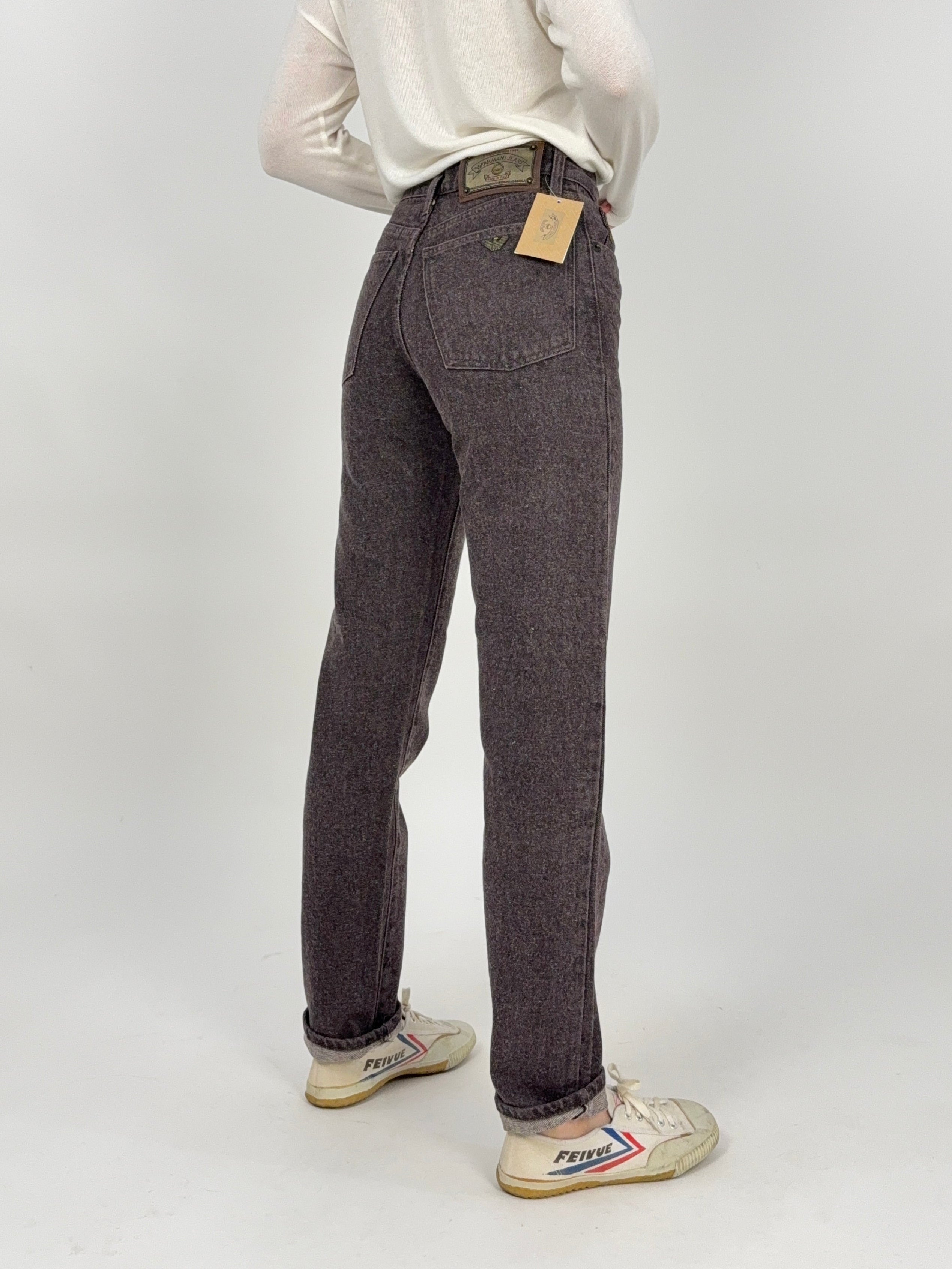 Armani Jeans vintage marroni - Deadstock