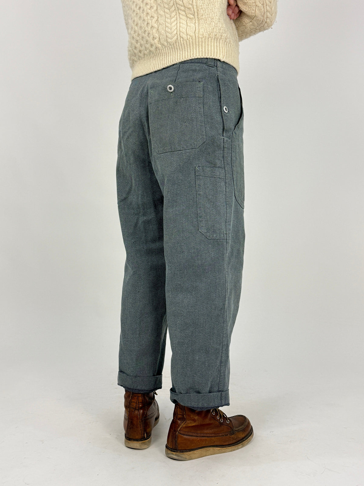 Pantaloni Militari da Lavoro Svizzeri Anni '60/'70 - Taglia 48