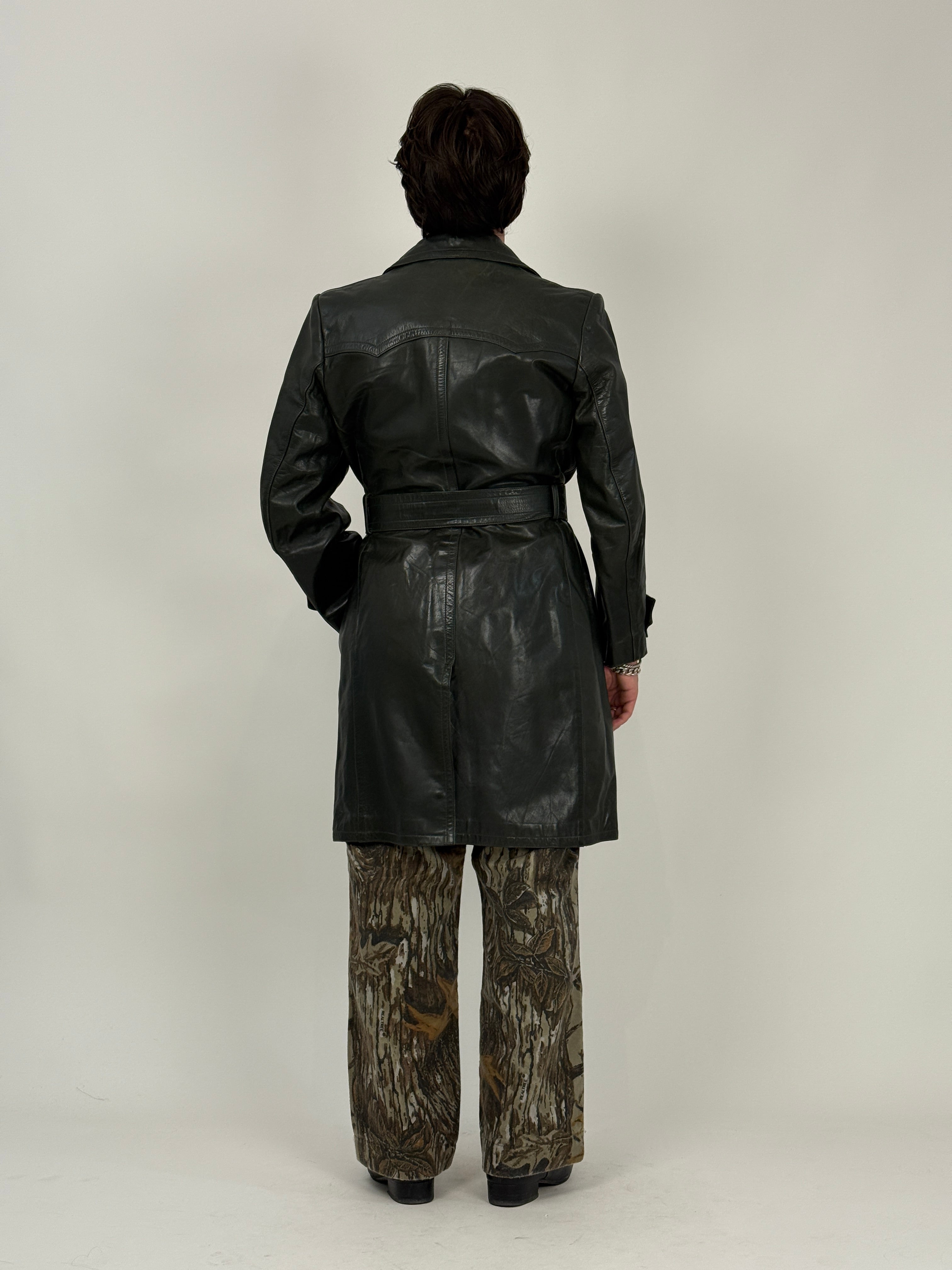 Trench in pelle - Polizia Tedesca anni ’50