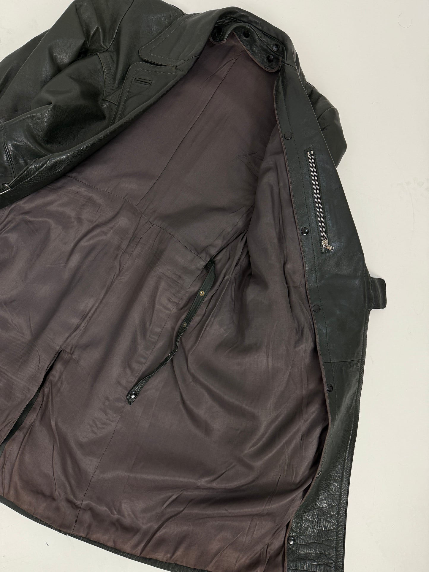 Trench in pelle - Polizia Tedesca anni ’60