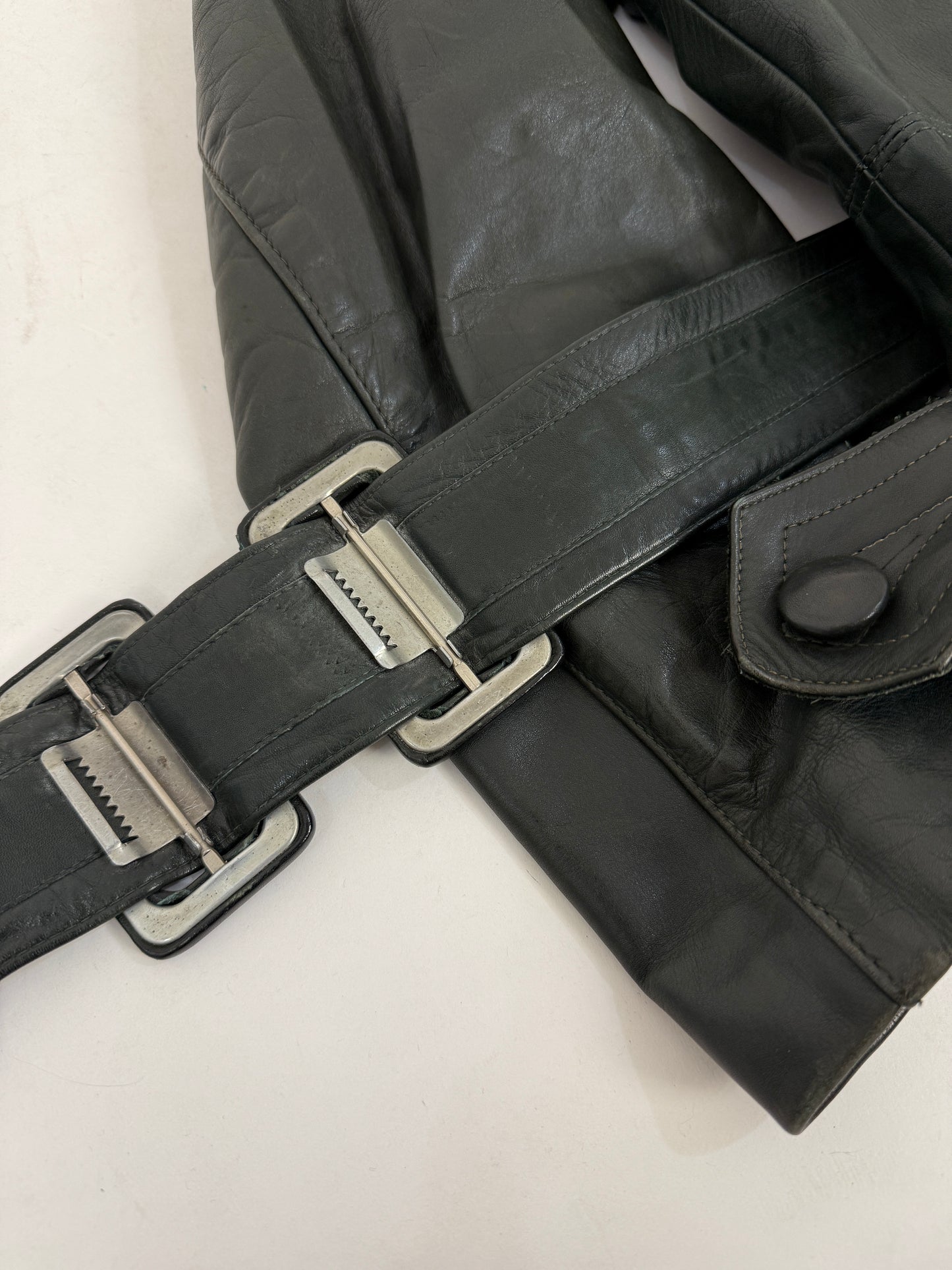 Trench in pelle - Polizia Tedesca anni ’60