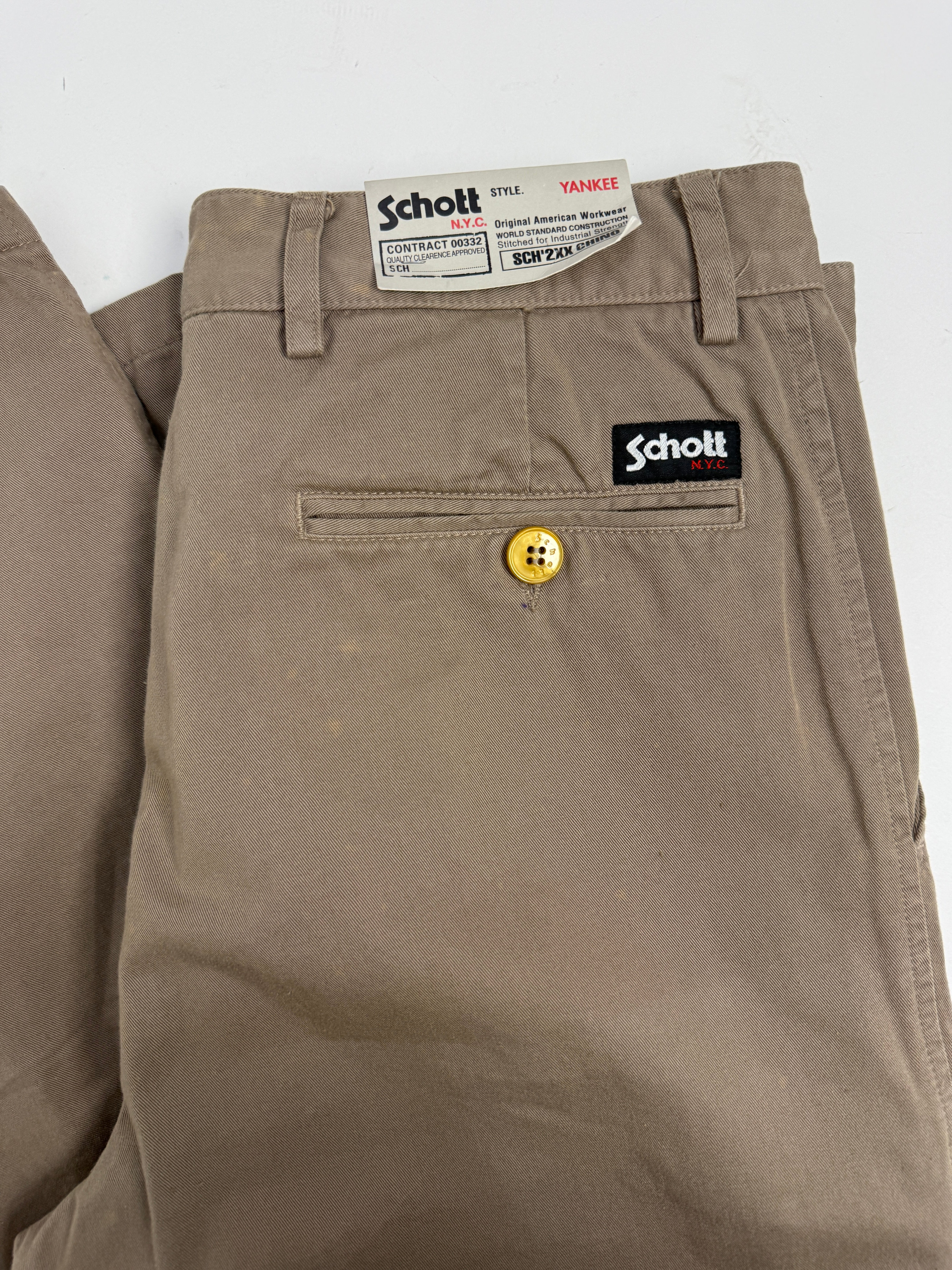 Pantaloni Chino Schott N.Y.C. - Deadstock