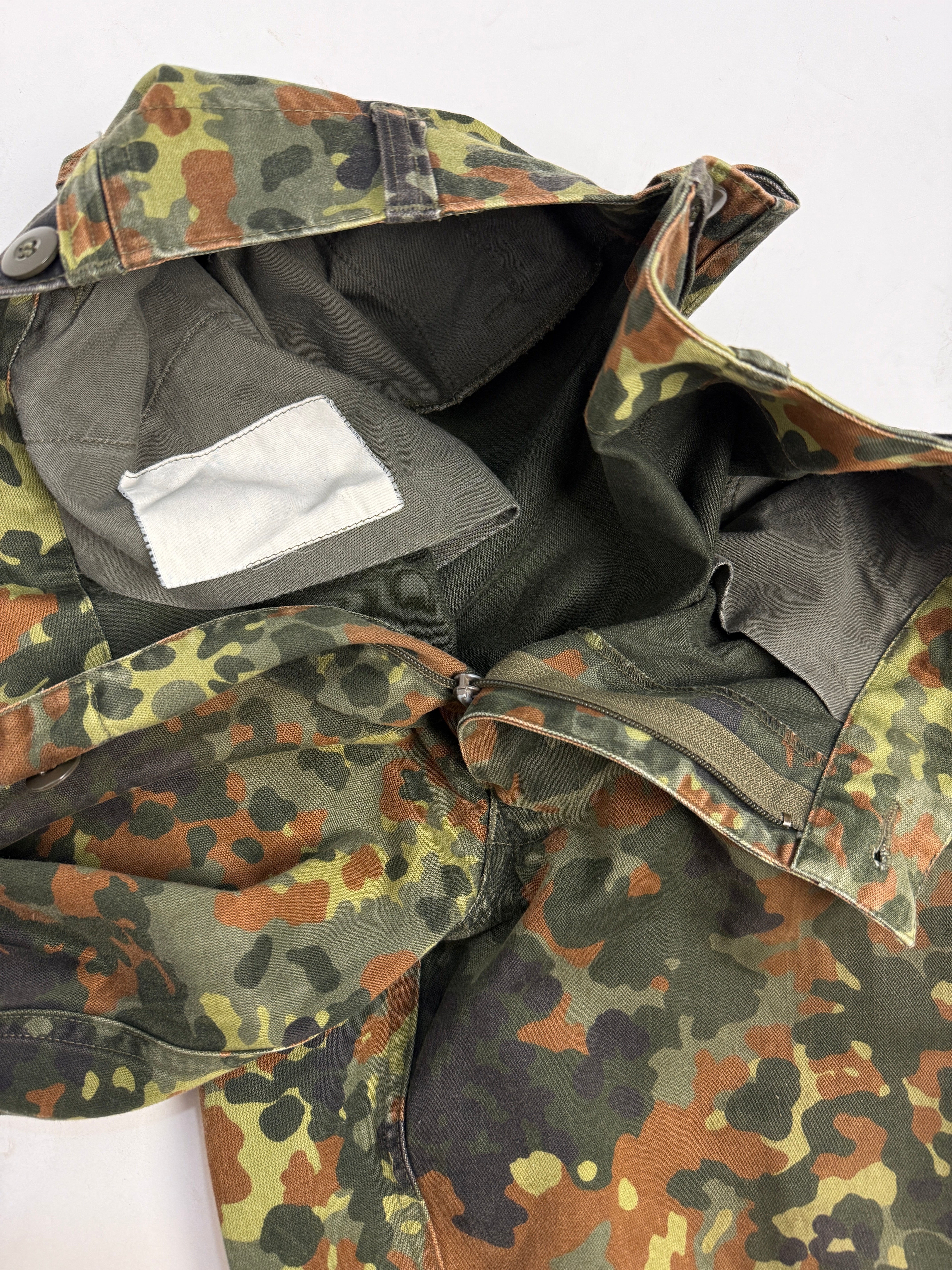 Pantaloni Cargo Militari Flecktarn Bundeswehr Vintage - Taglia 48