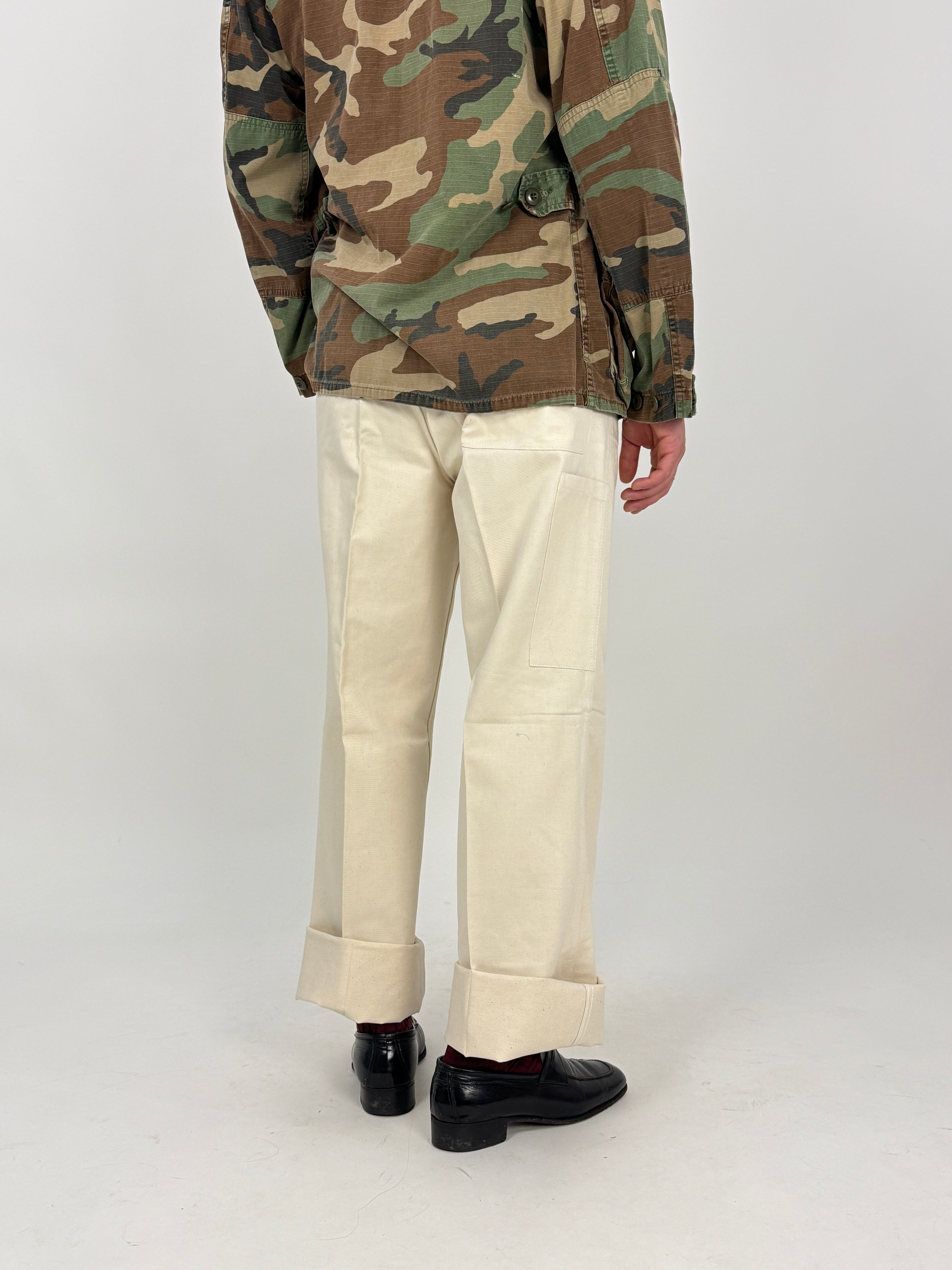 Pantaloni da Lavoro Deadstock Beige – Cargo Utility