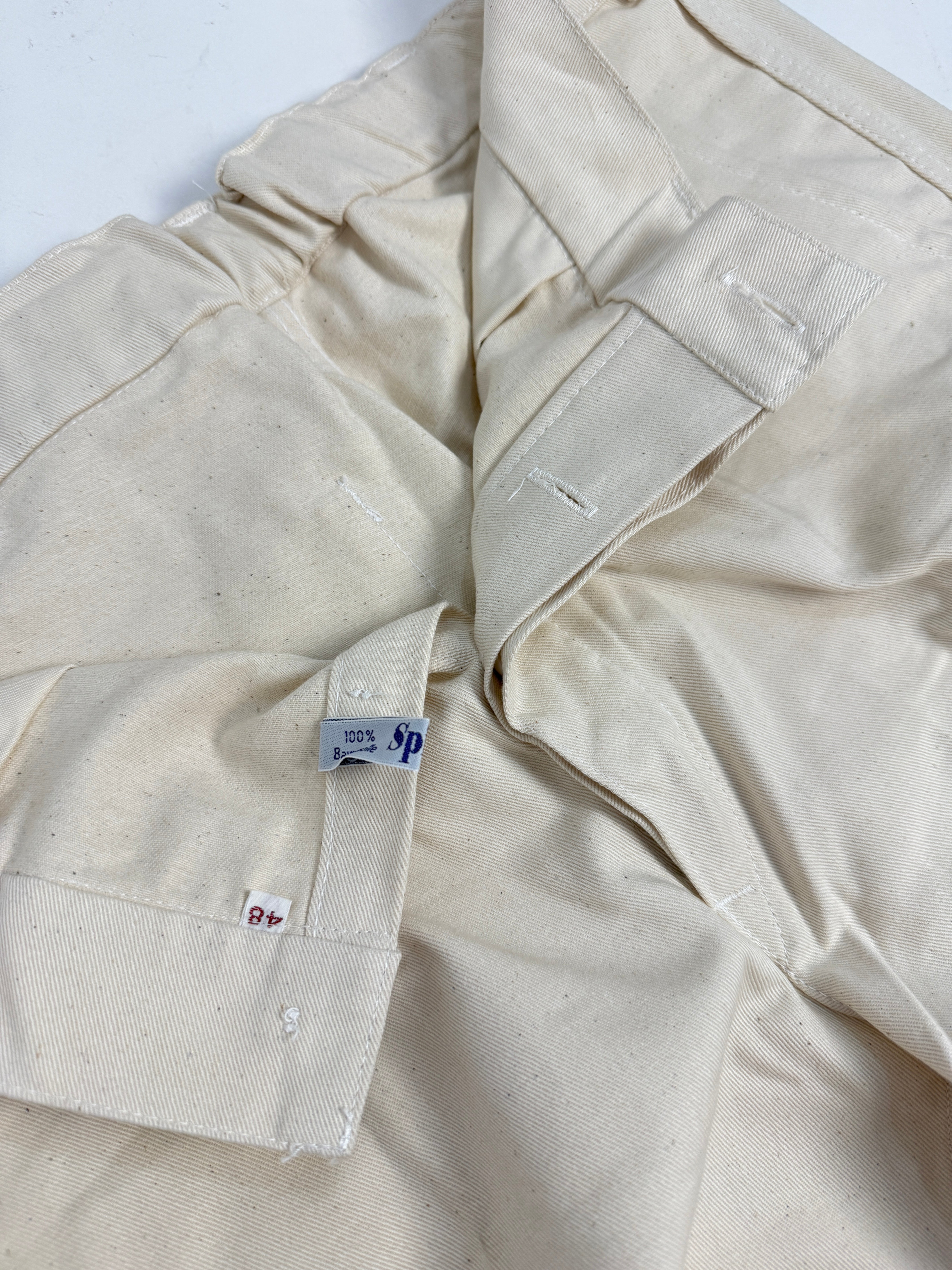 Pantaloni da Lavoro Deadstock Beige – Cargo Utility