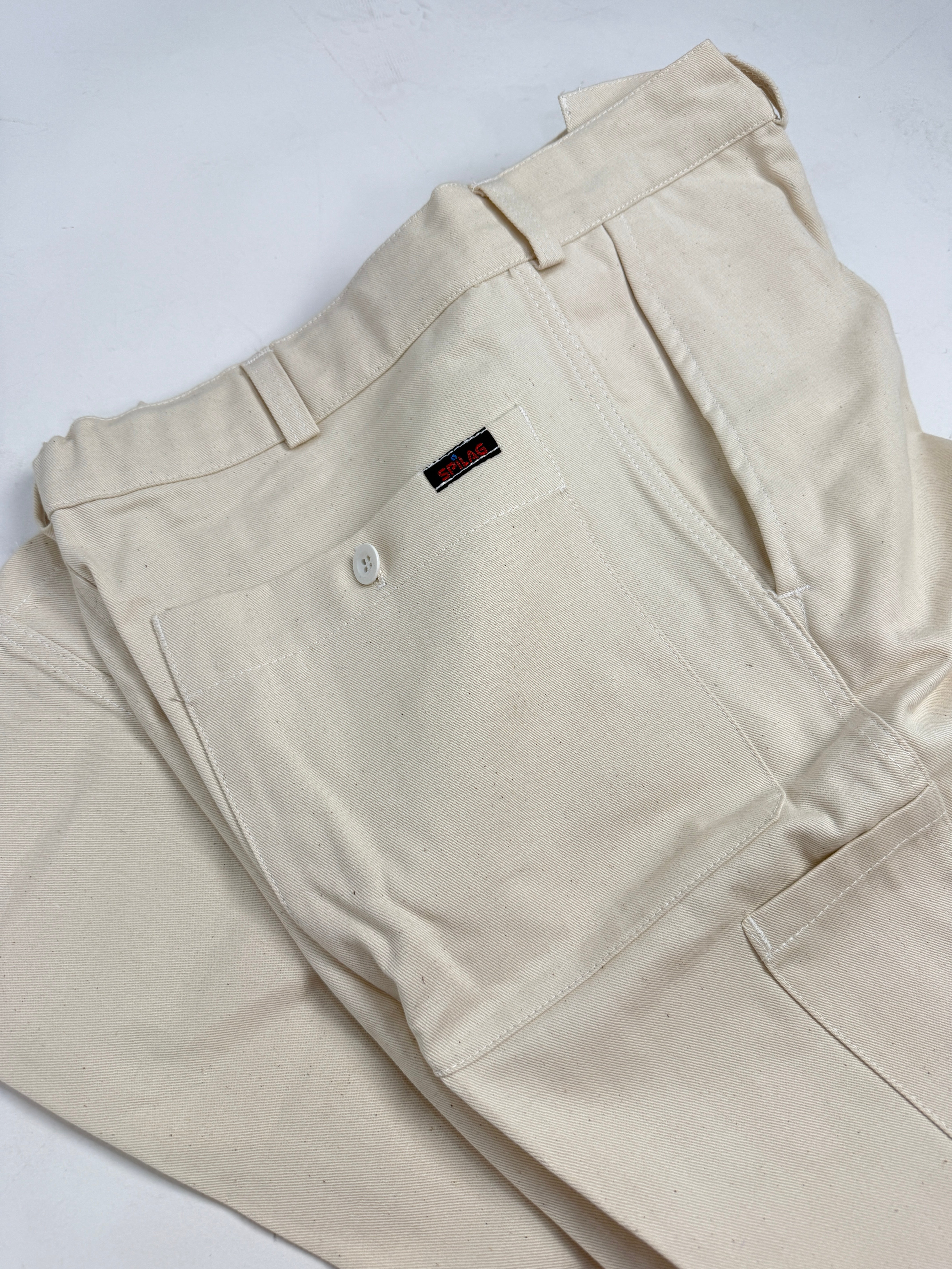 Pantaloni da Lavoro Deadstock Beige – Cargo Utility