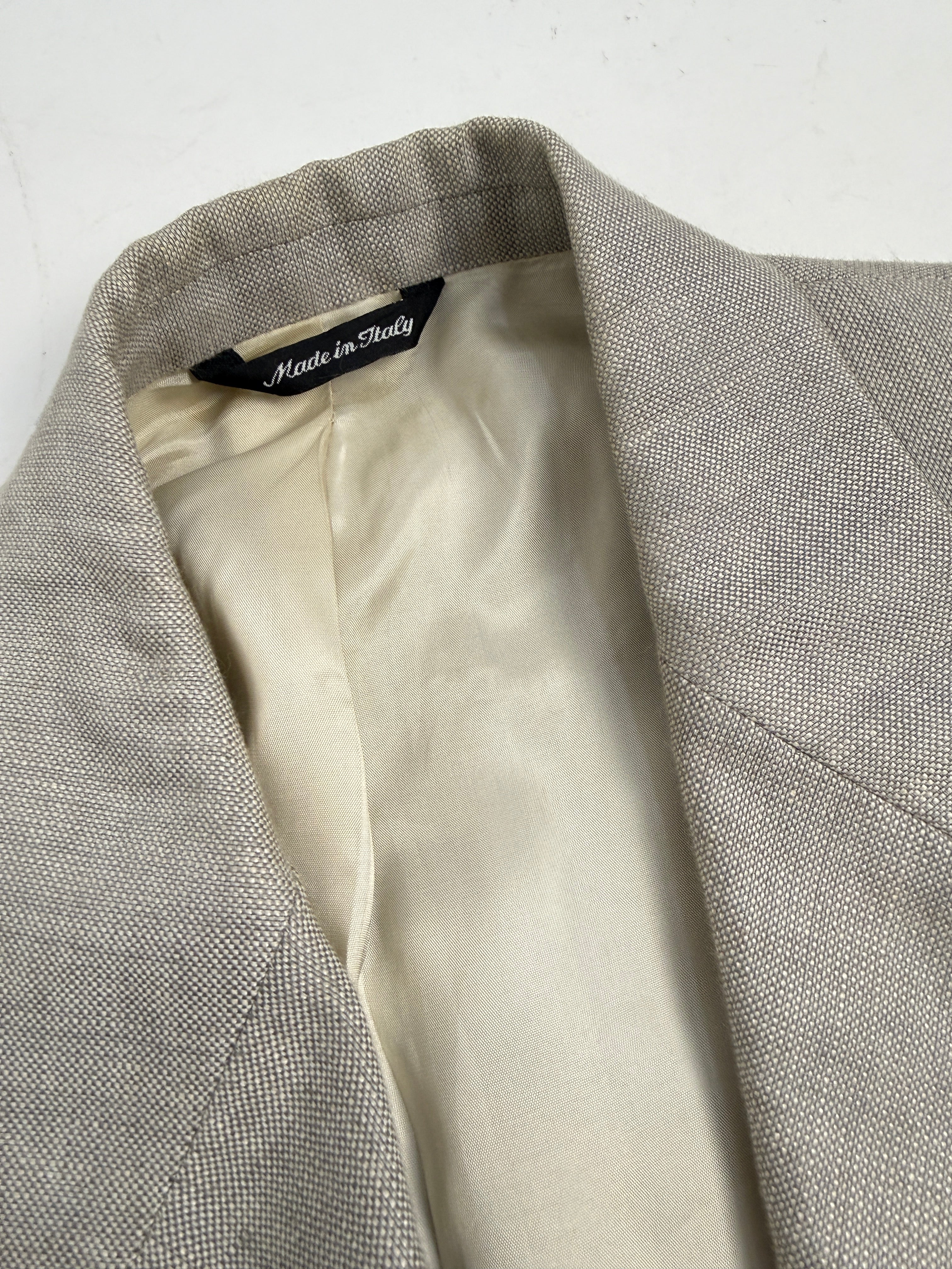 Blazer Versus Gianni Versace Anni '80 Misto Lino - Taglia 52