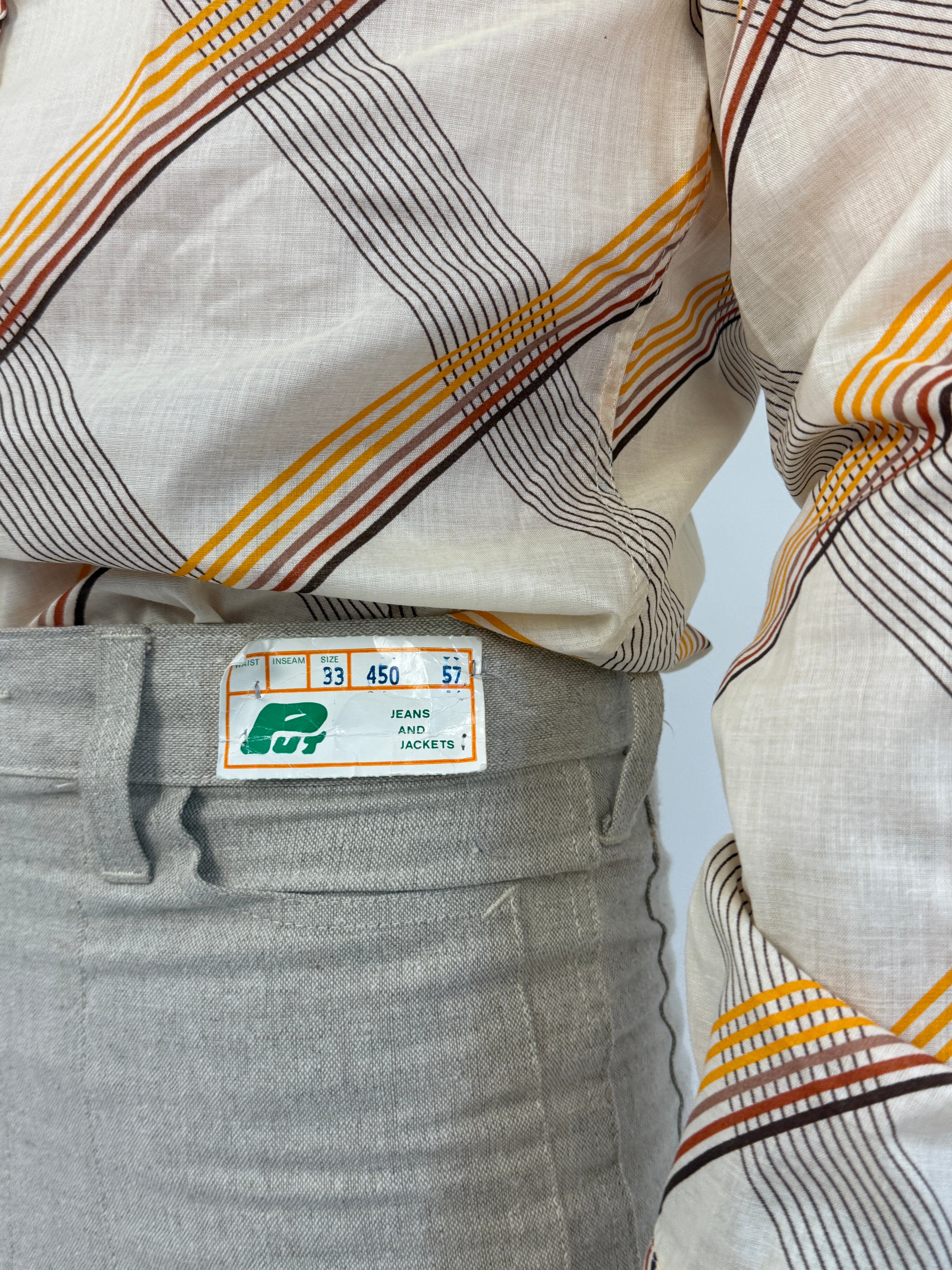 Pantaloni a zampa anni '70 Deadstock