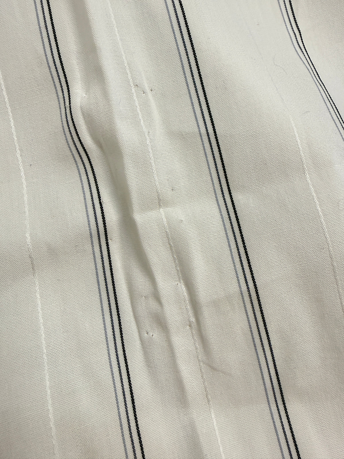 Camicia Cacharel Deadstock anni ‘70 Cotone Bianco a Righe - Taglia M