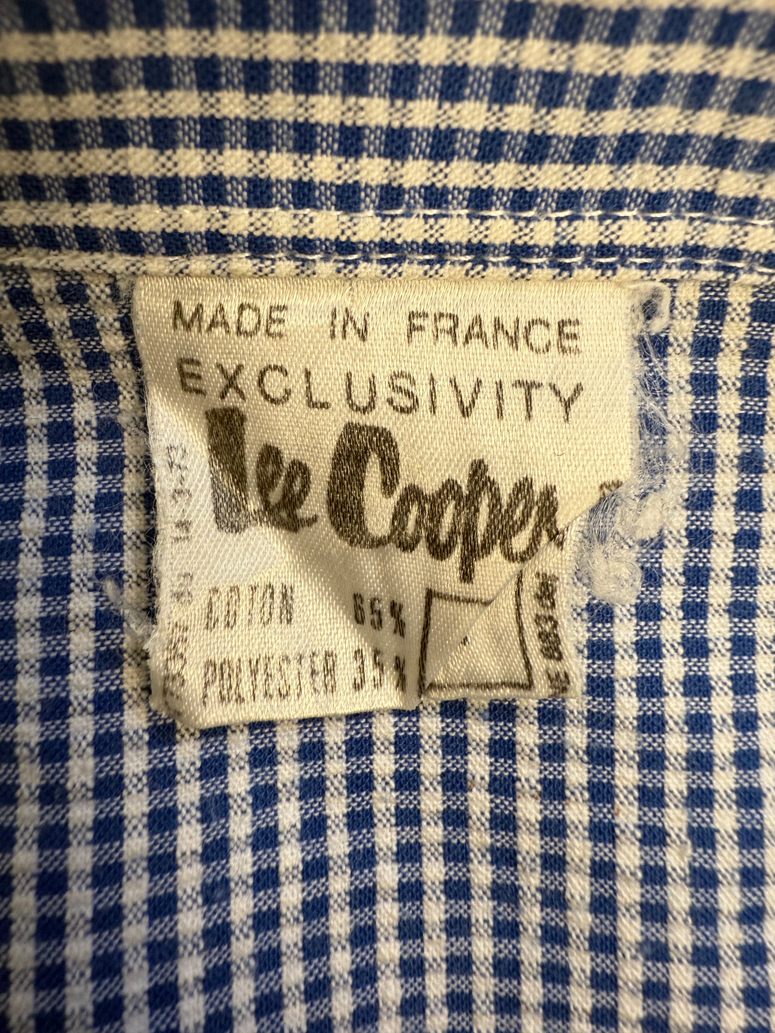 Camicia Lee Cooper anni '70