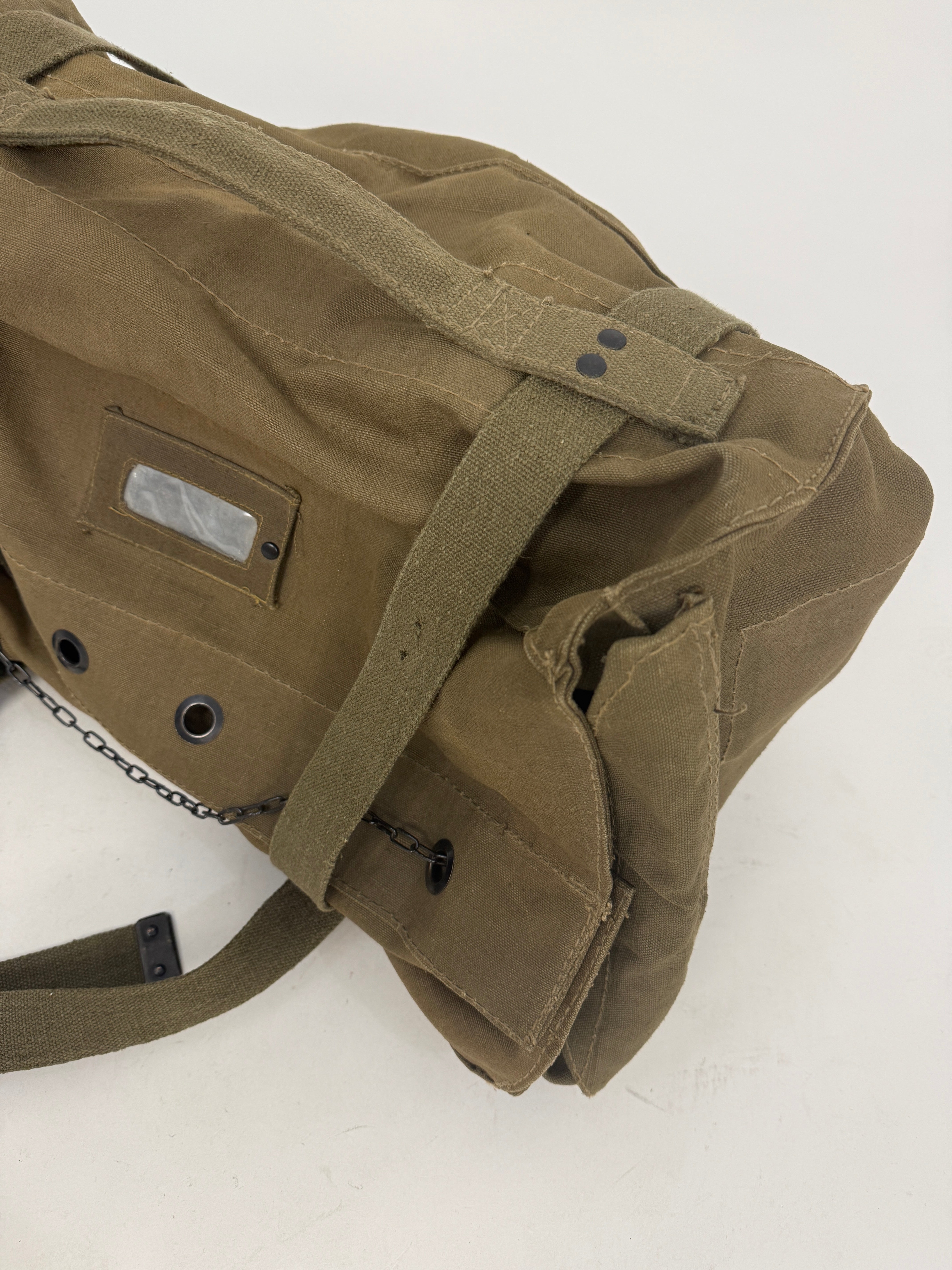 Borsone Militare Italiano in Canvas XL Verde Oliva Vintage - Originale da Campo