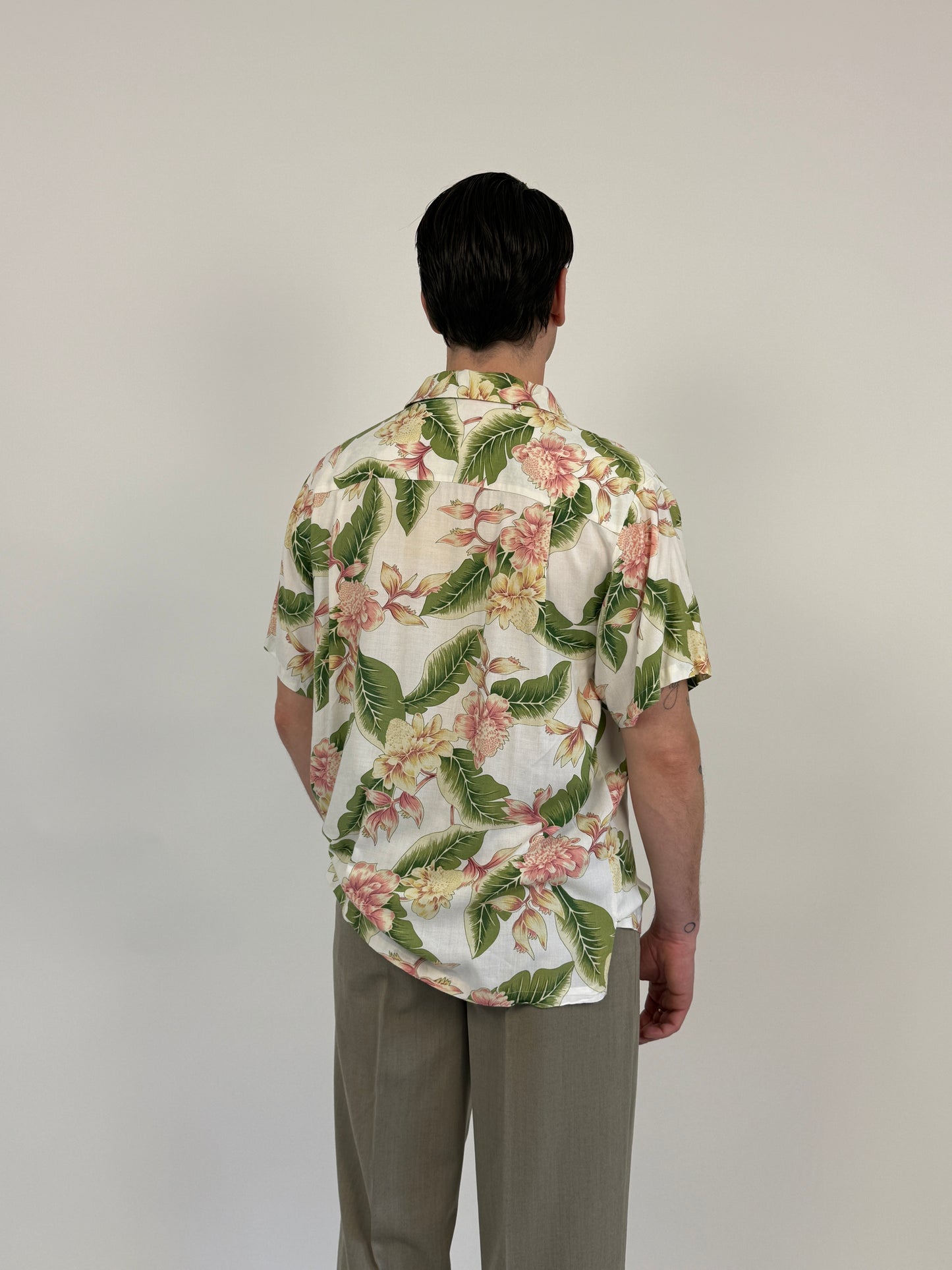 Camicia vintage fantasia tropicale