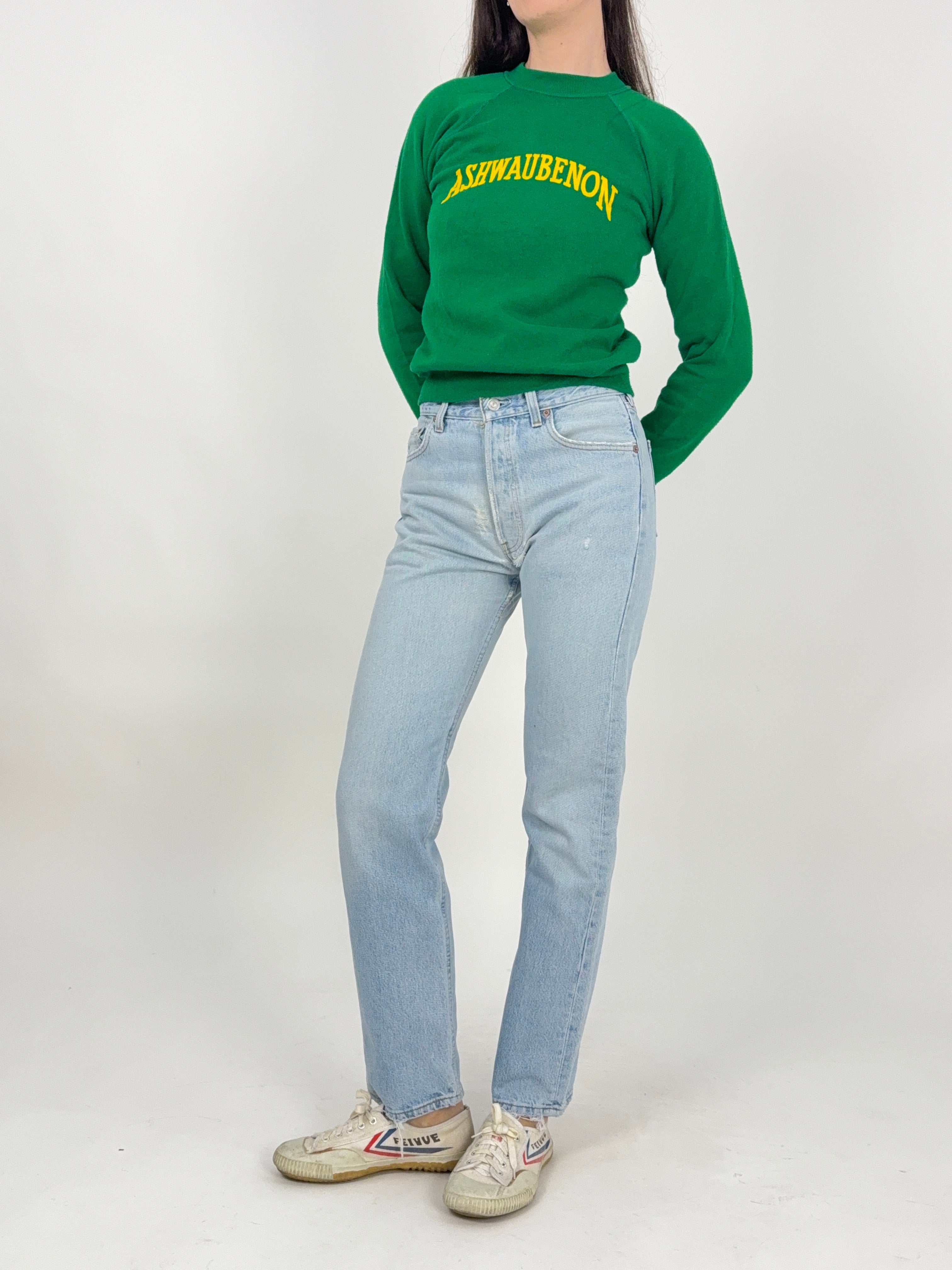 jeans levi's americani vintage 501xx taglia 42 italiana da donna denim chiaro