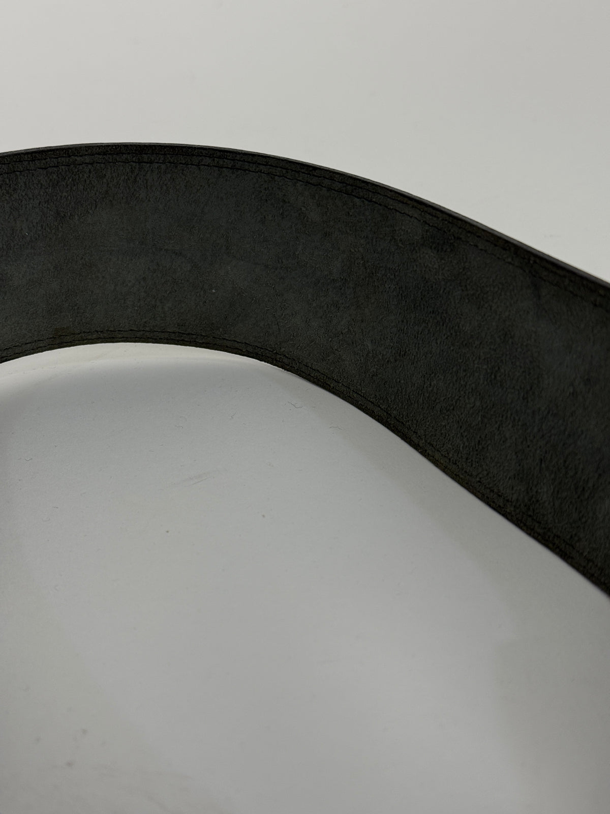 Cintura Anni '80 in Pelle Nera