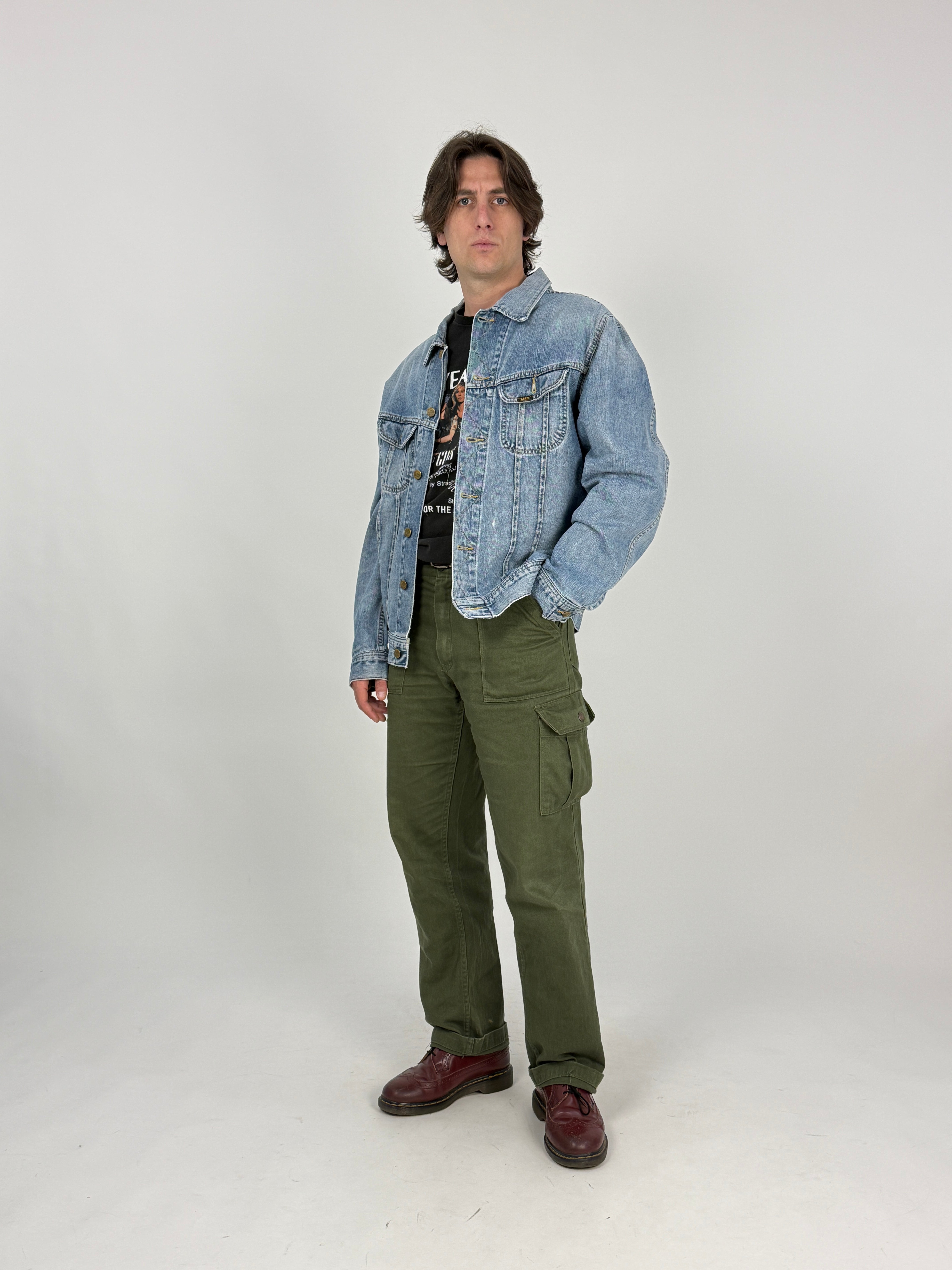 denim trucker lee vintage da uomo