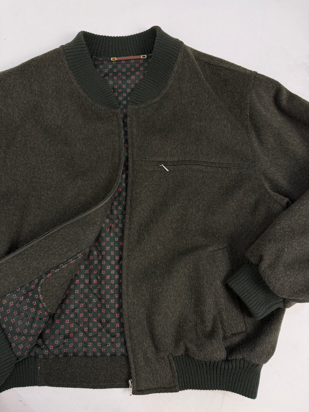 Bomber Kapriol Tiroler Loden Anni '70 Verde Bosco - Taglia XL
