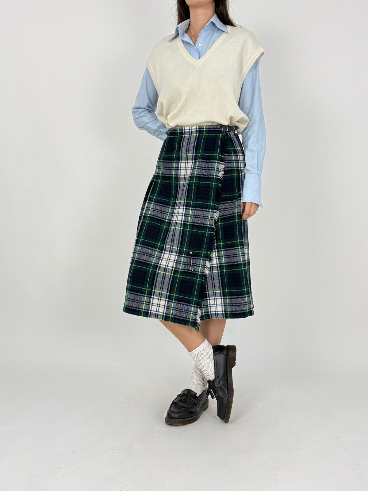 Kilt Vintage Tartan in Pura Lana Made in Scotland - Taglia 42/M
