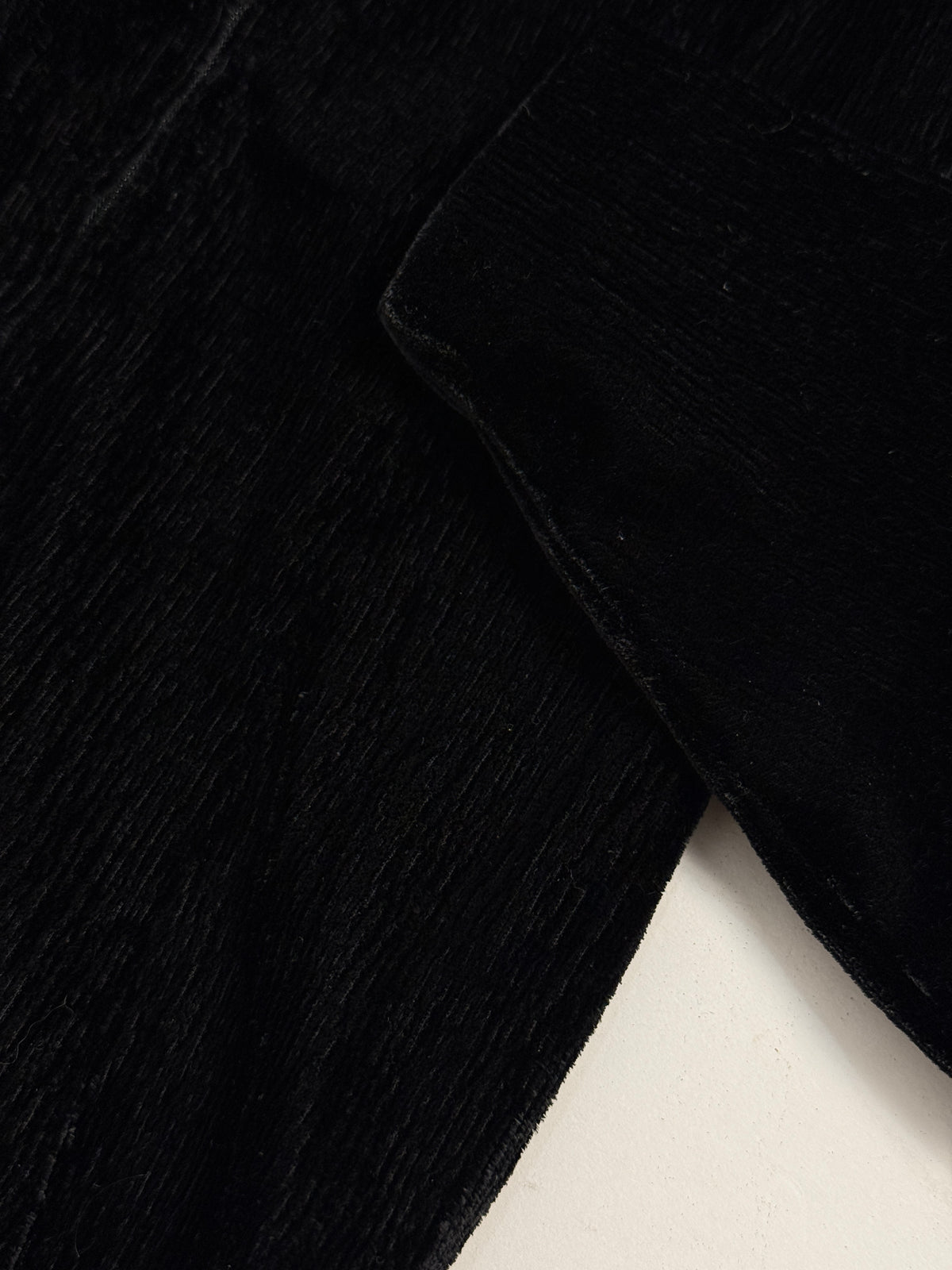Abito Anni '80 Velluto Nero e Taffetà - Taglia S